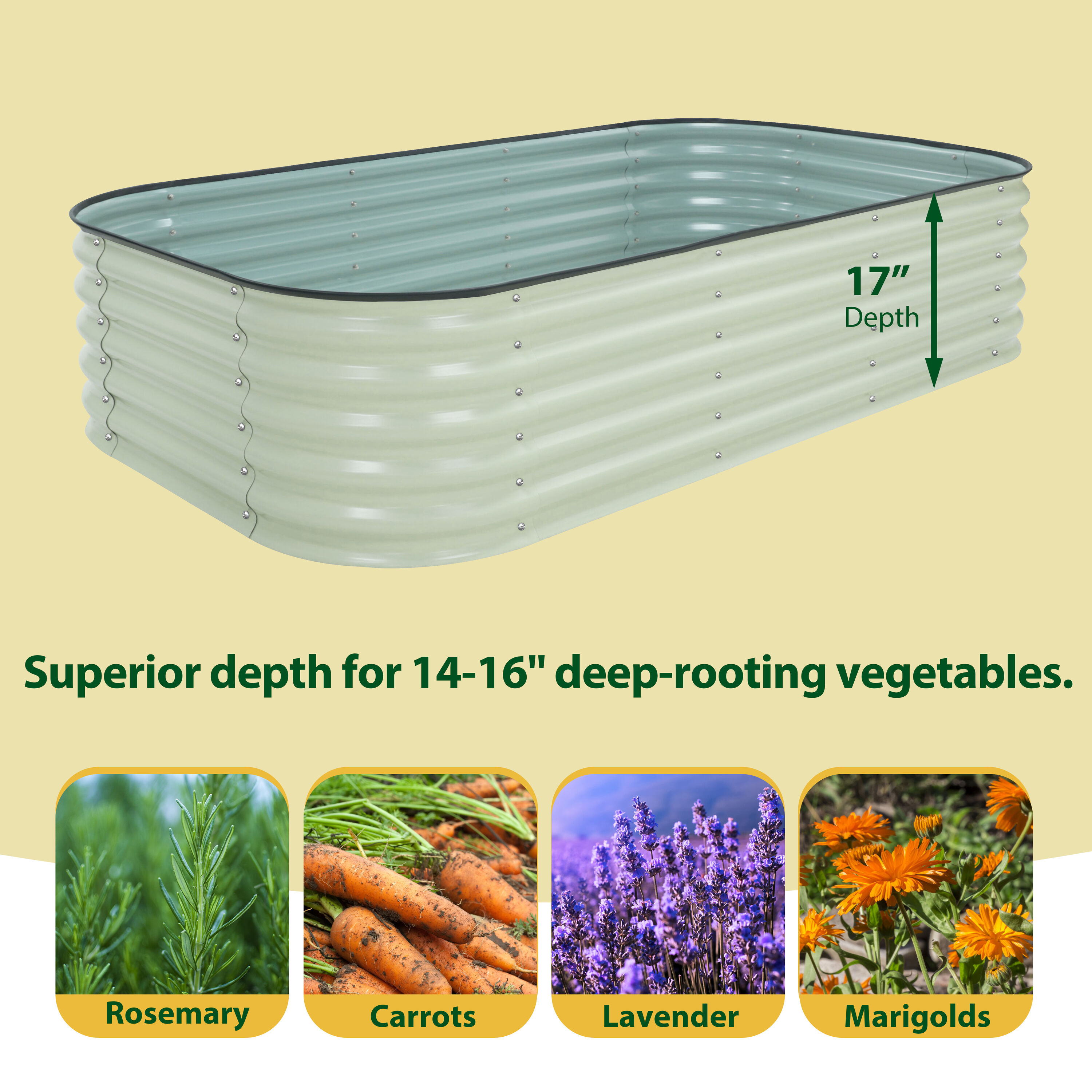 VEIKOUS PG0102-63-02GE Raised-Garden-Beds - View #3