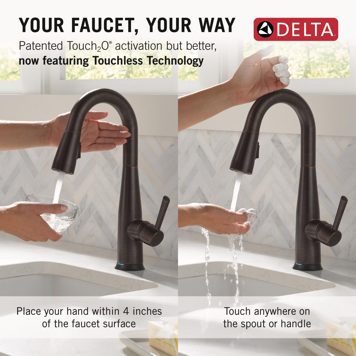 Delta 9913TL-RB-DST Kitchen-Faucets - View #3