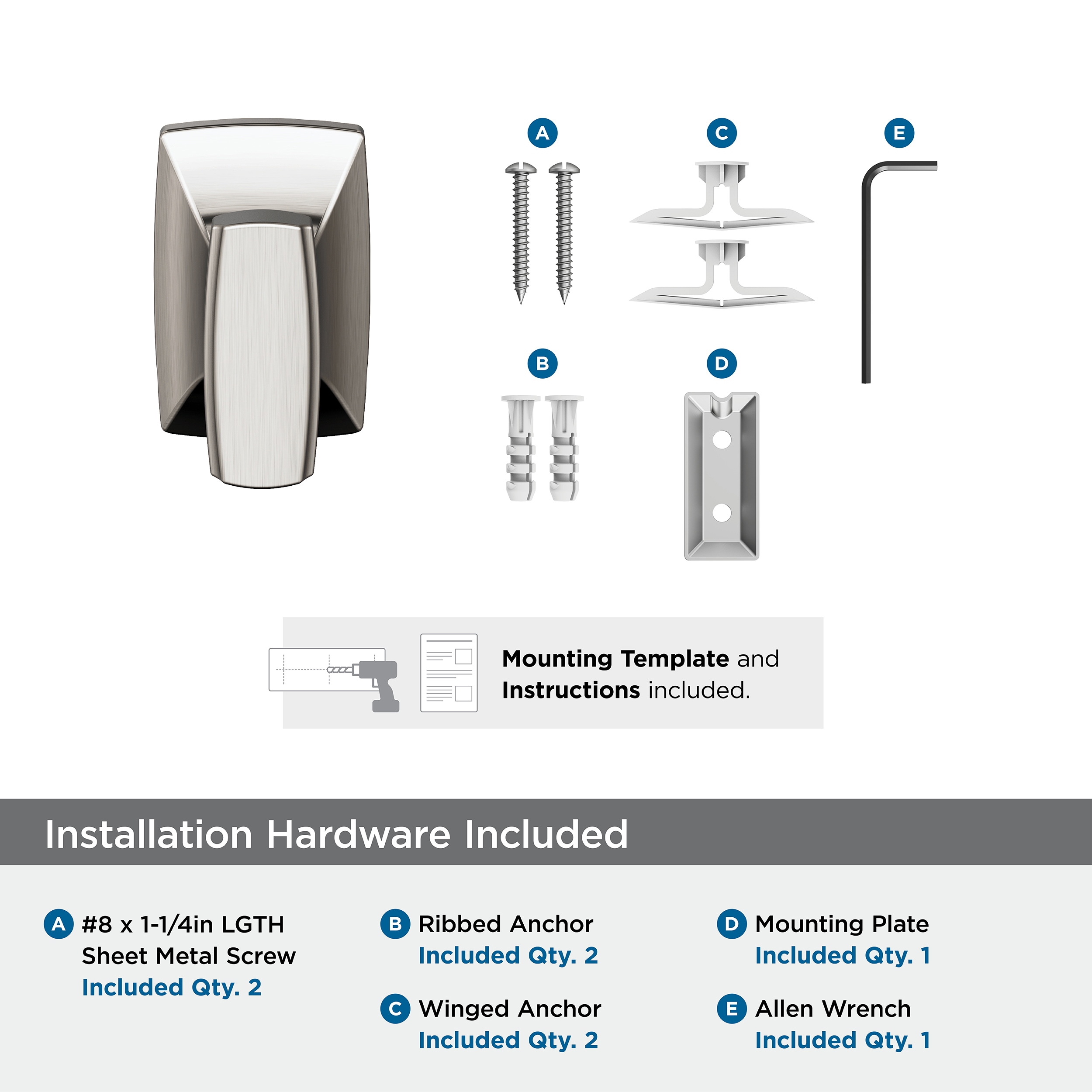 Amerock BH36010G10 Robe-Hooks - View #7
