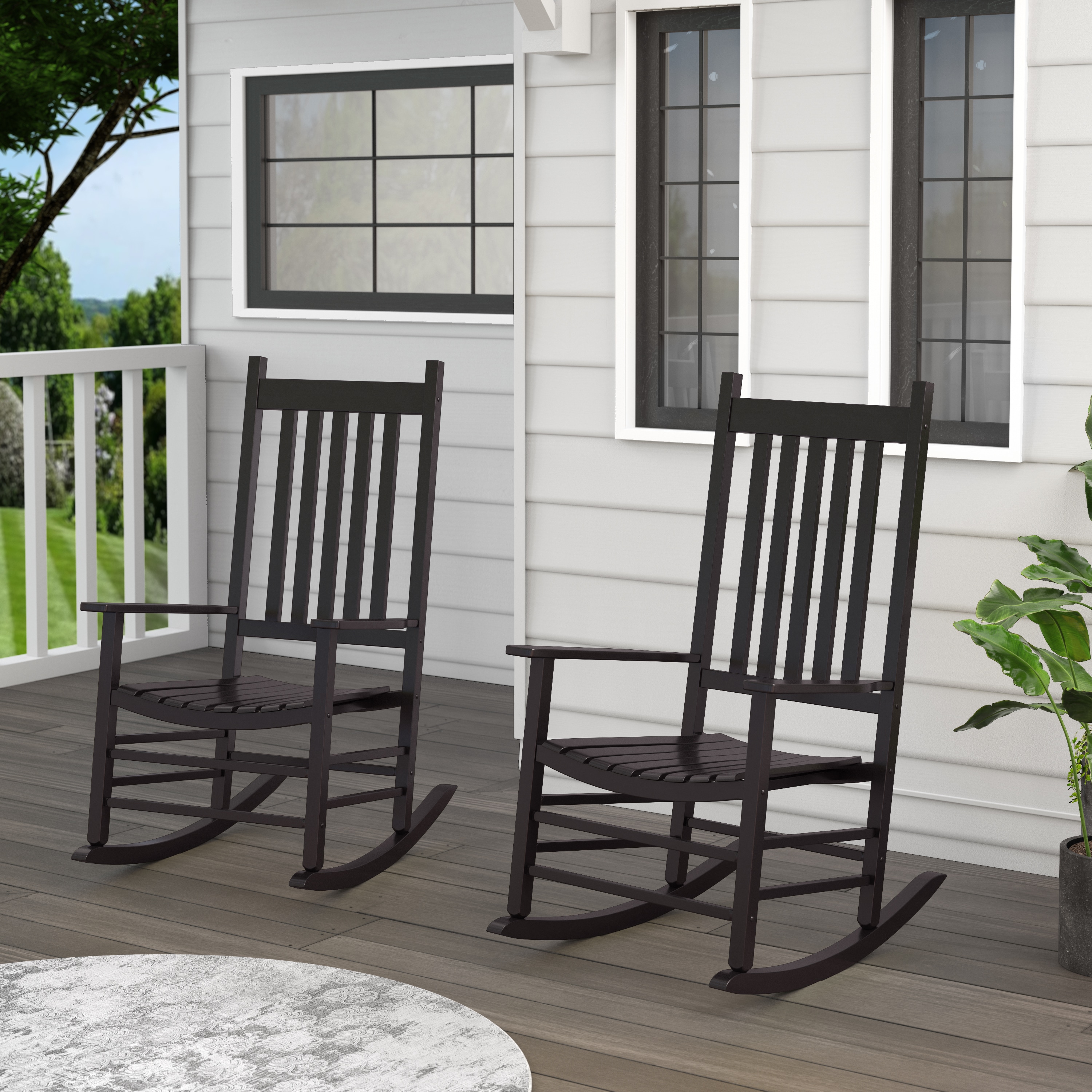 Shine Company KT4332BK-2 Patio-Chairs - View #2