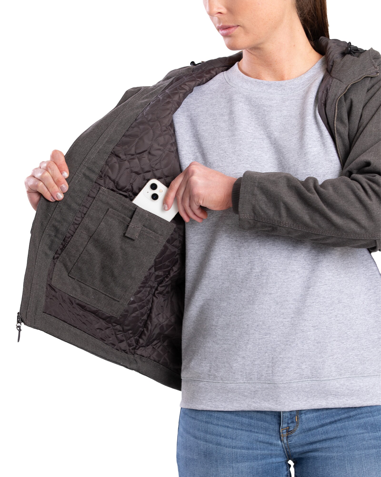 BERNE APPAREL WHJ65TNMR440 Jackets-Coats - View #4