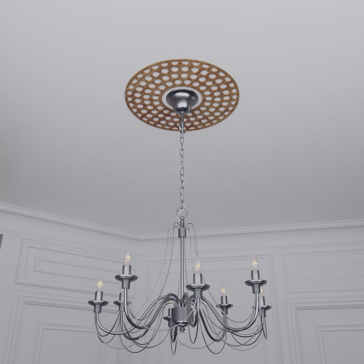 Ekena Millwork CMWP22X22X0250FFWA Ceiling-Medallions - View #11