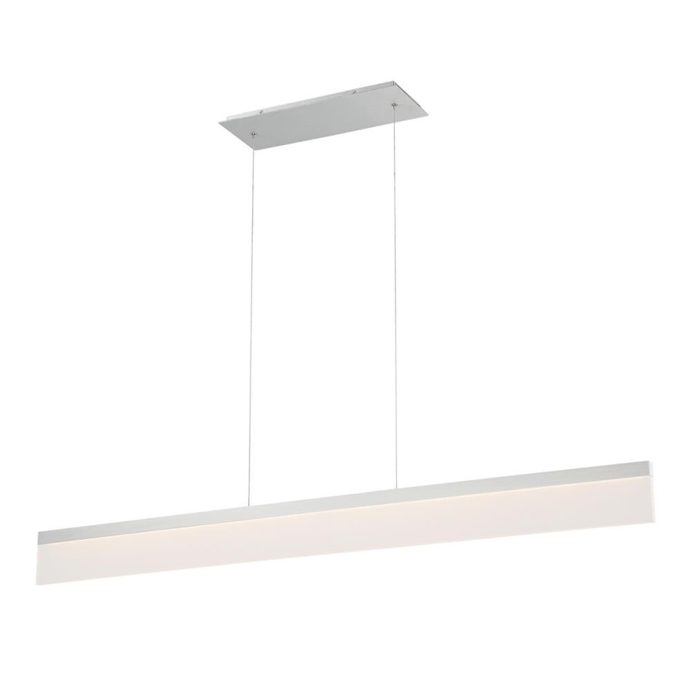 Dweled Level Brushed Aluminum Modern Contemporary Linear Led Hanging 