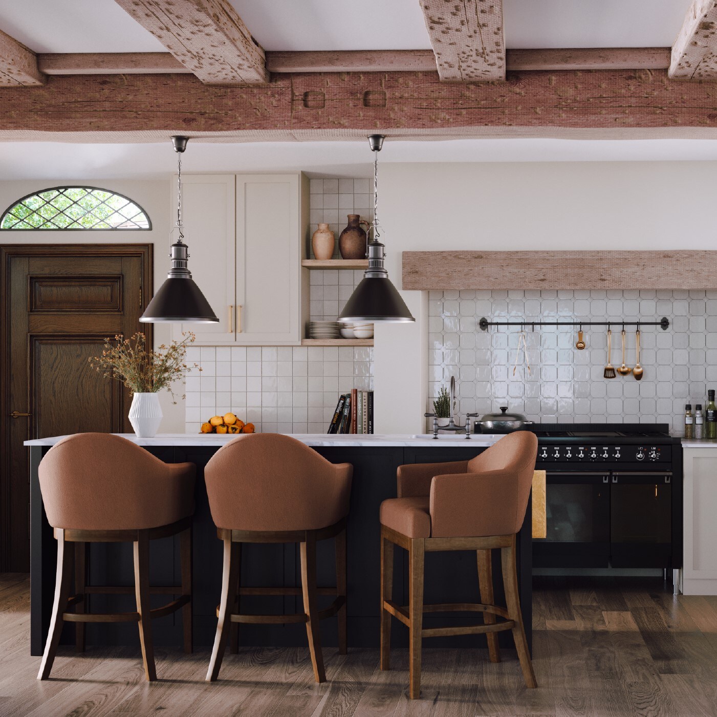 Maven Lane ML159404-FBS-BR stools - View #3