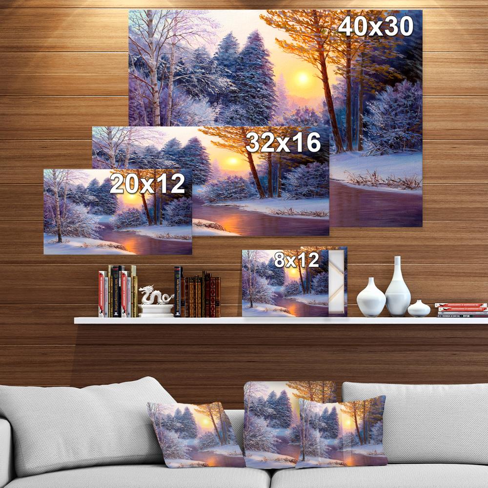 Designart 30-in H x 40-in W Landscape Print on Canvas at Lowes.com