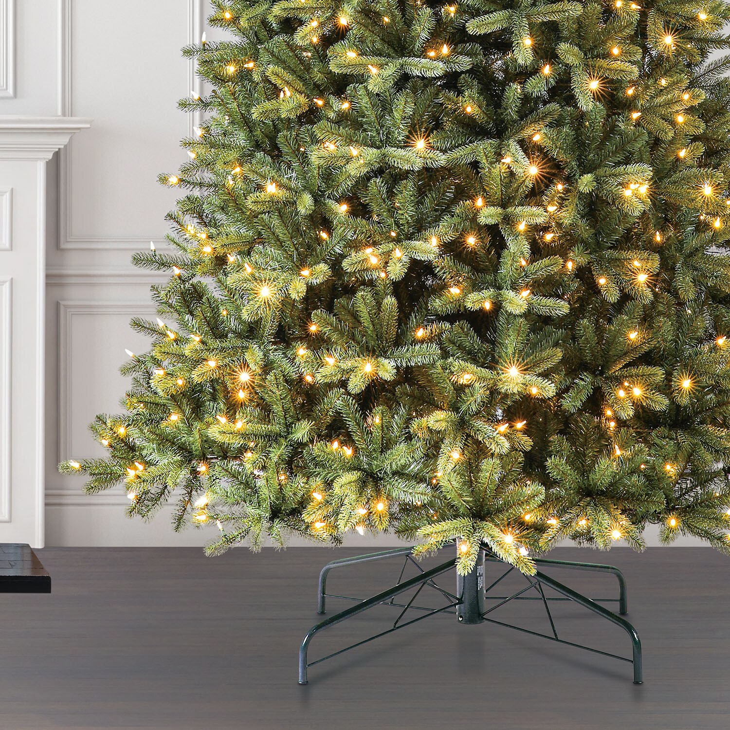 Holiday Living 12-ft Douglas Fir Pre-lit Artificial Christmas Tree with ...