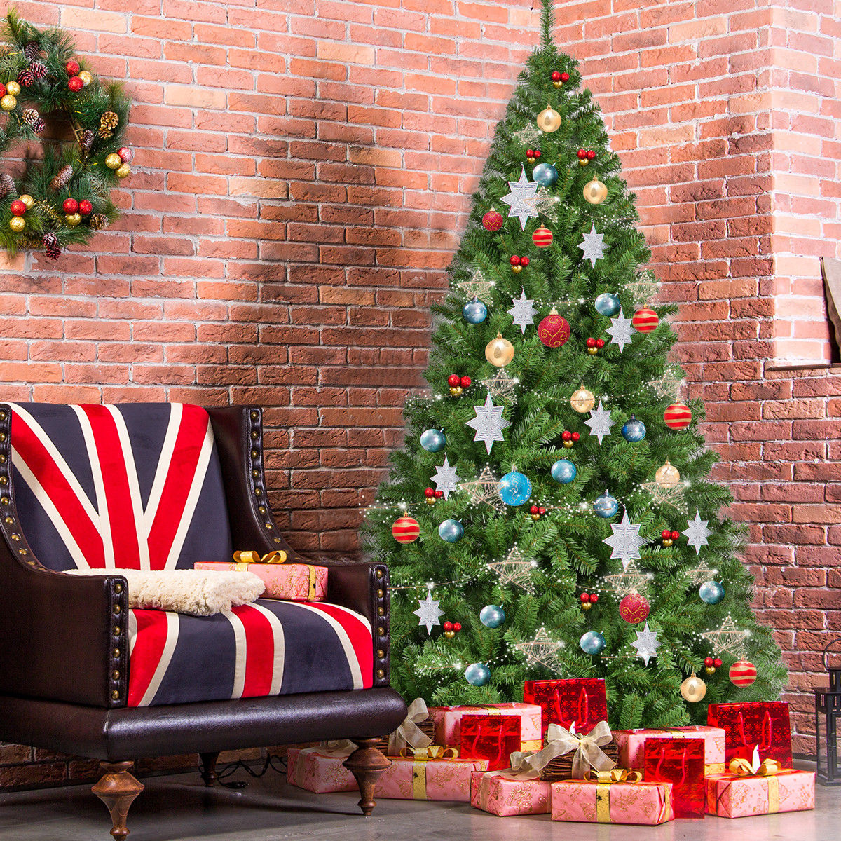 Goplus CM21221 Artificial-Christmas-Trees - View #3