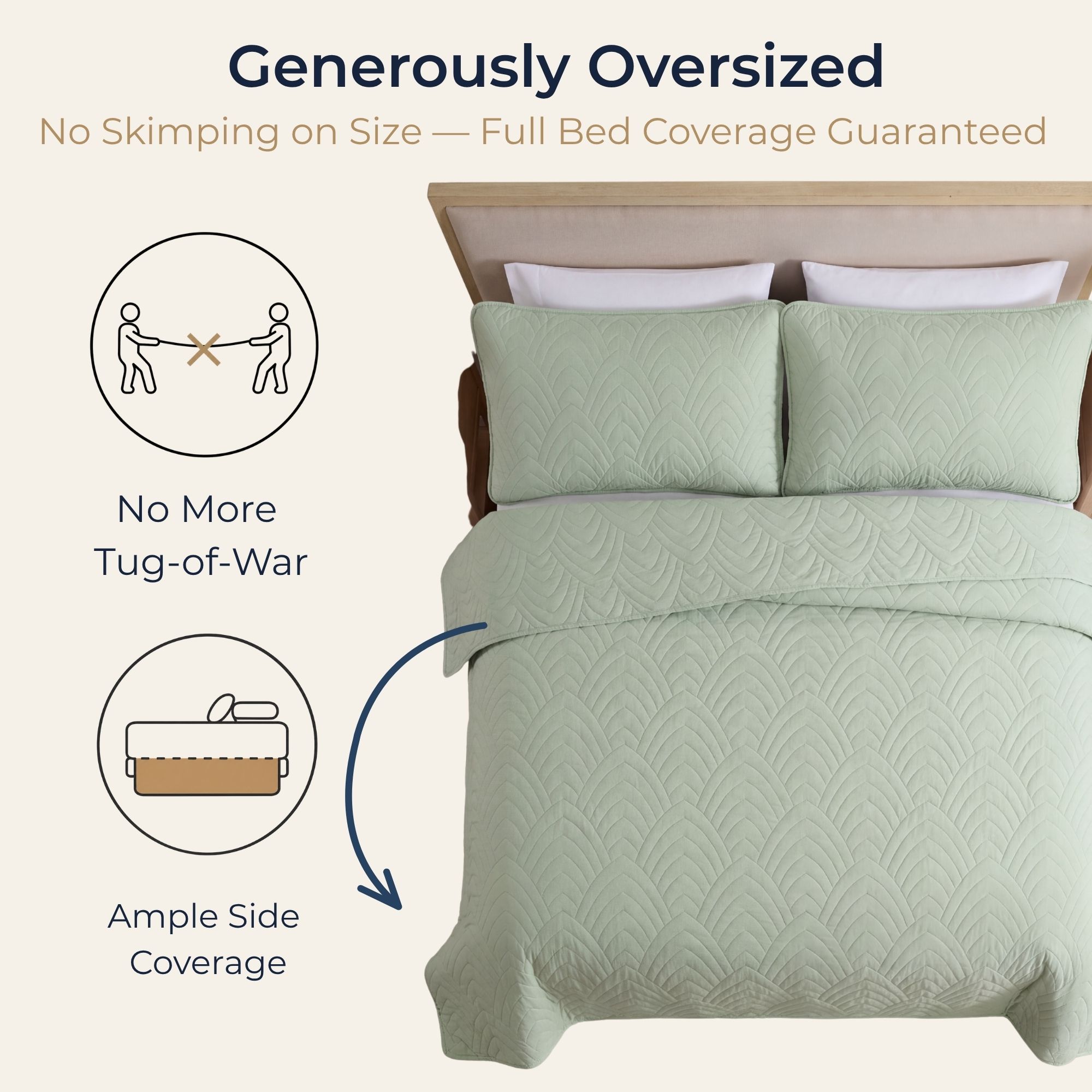 HLC WSTN-FQ-SAGE Comforters-And-Bedspreads - View #4