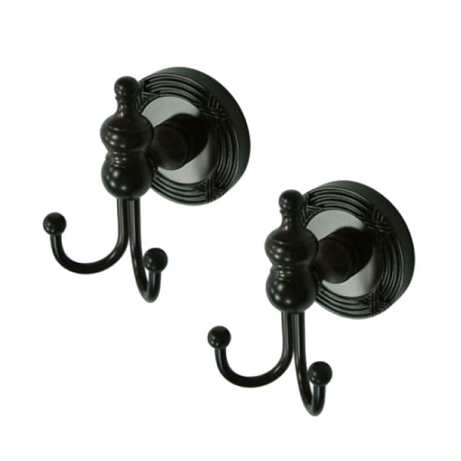 Delta Windemere Oil Rubbed Bronze Double-Hook Wall Mount Towel