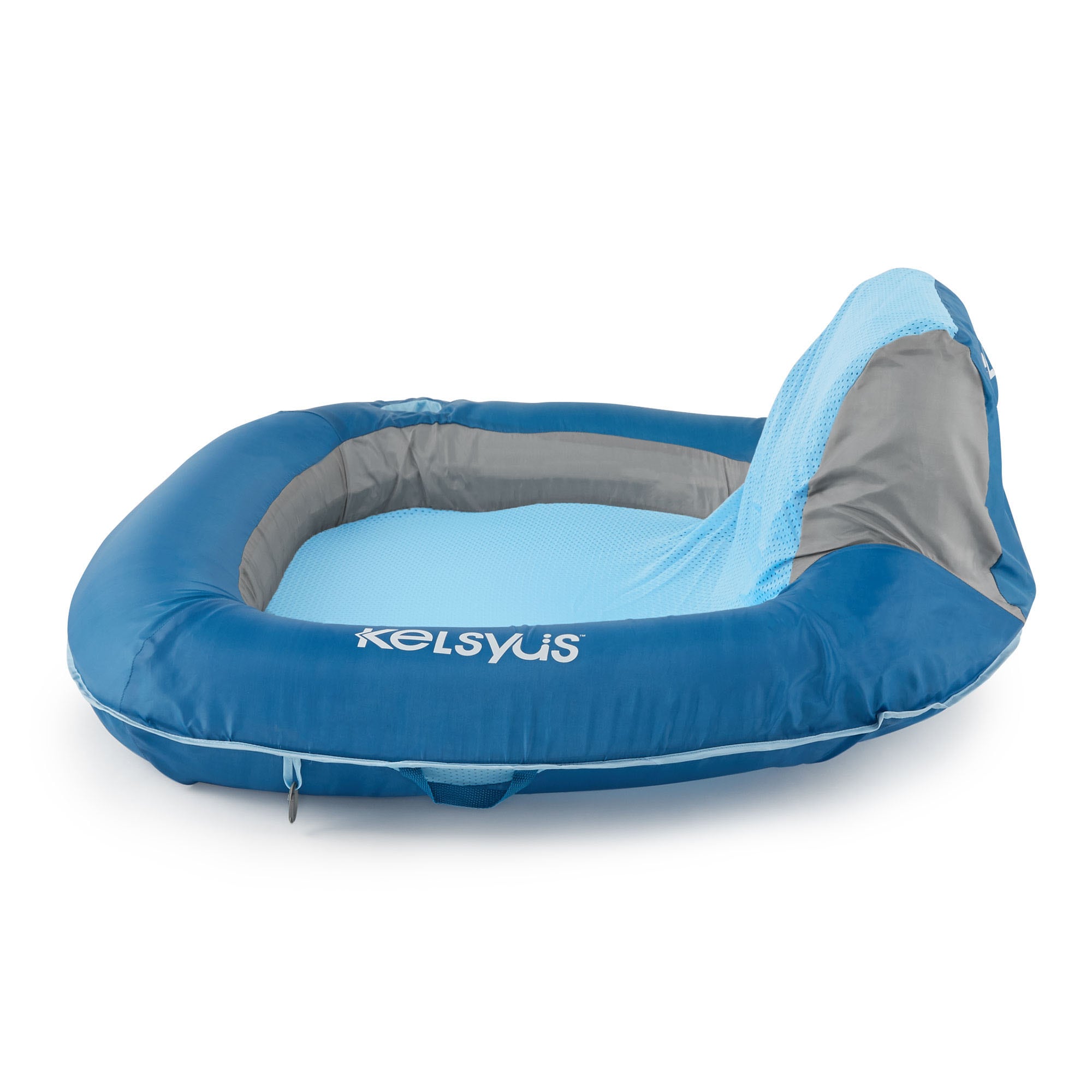 Kelsyus 39-in X 39-in 1-Seat Blue Inflatable Lounger In The Pool Toys ...