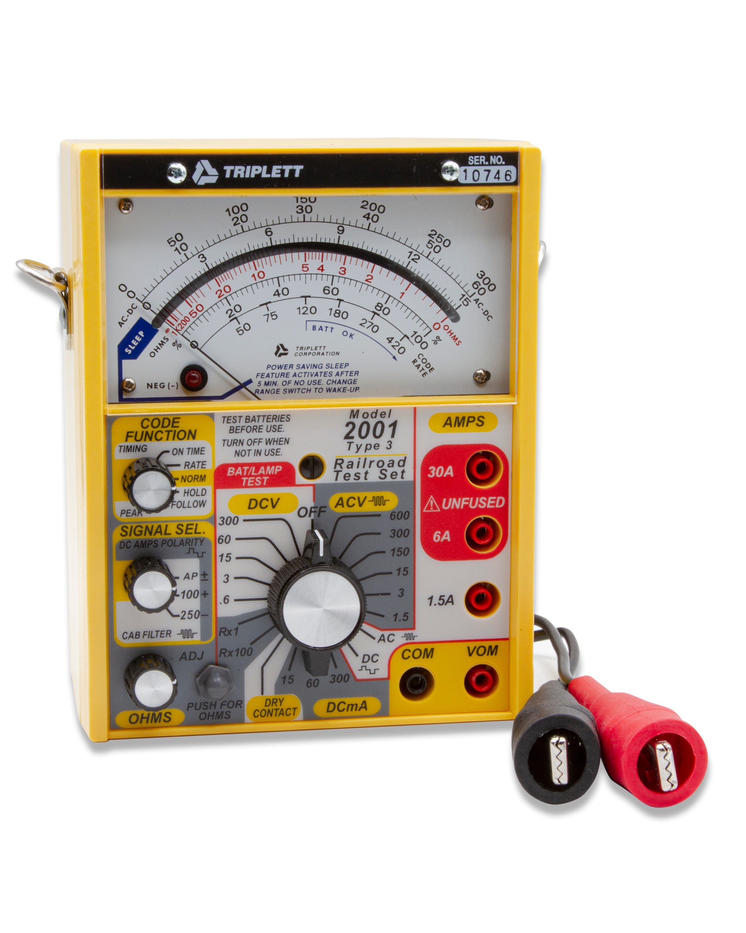 TRIPLETT 2011 Analog Display Voltage Tester 600-Volt