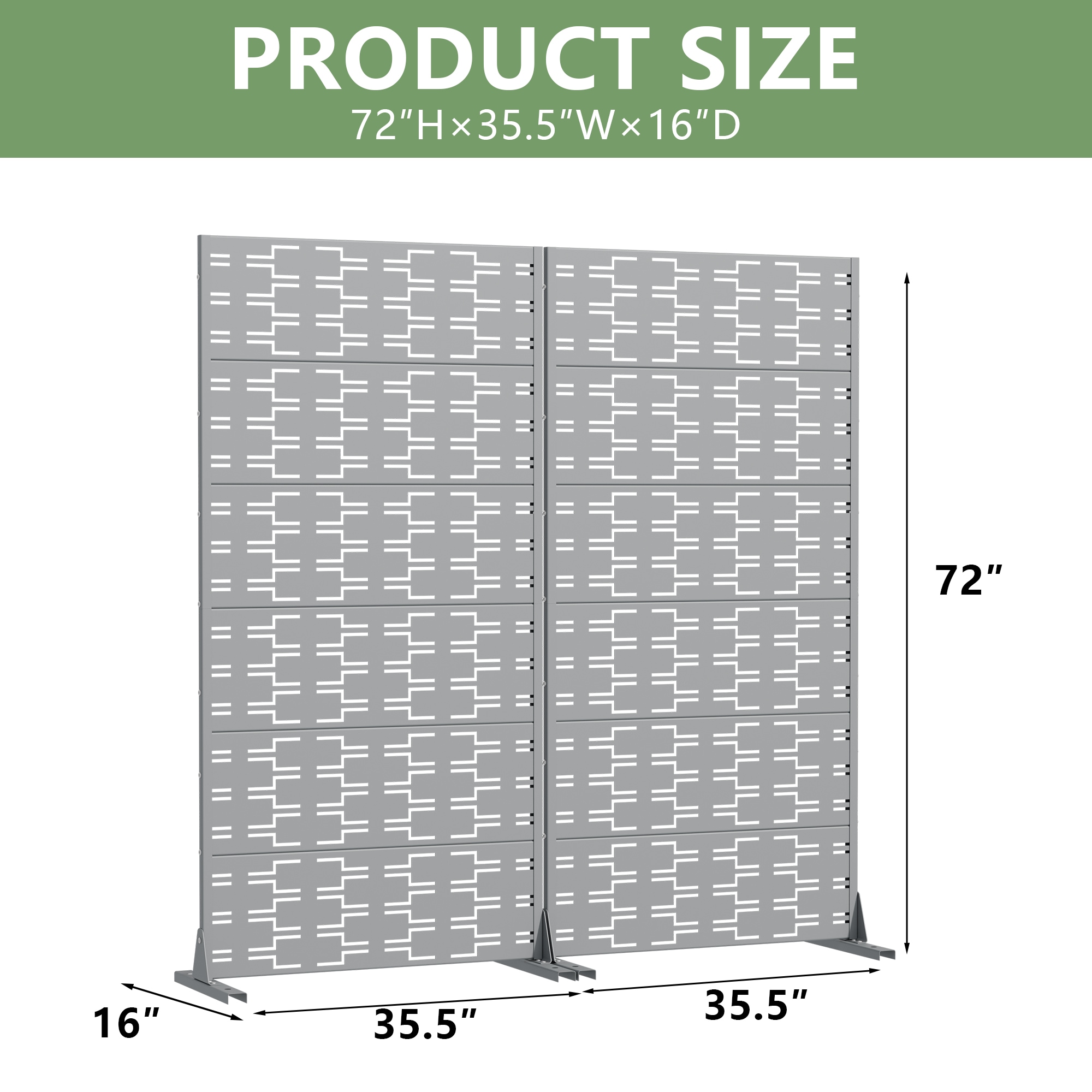 Lirago L20609-604A42 Outdoor-Privacy-Screen - View #3