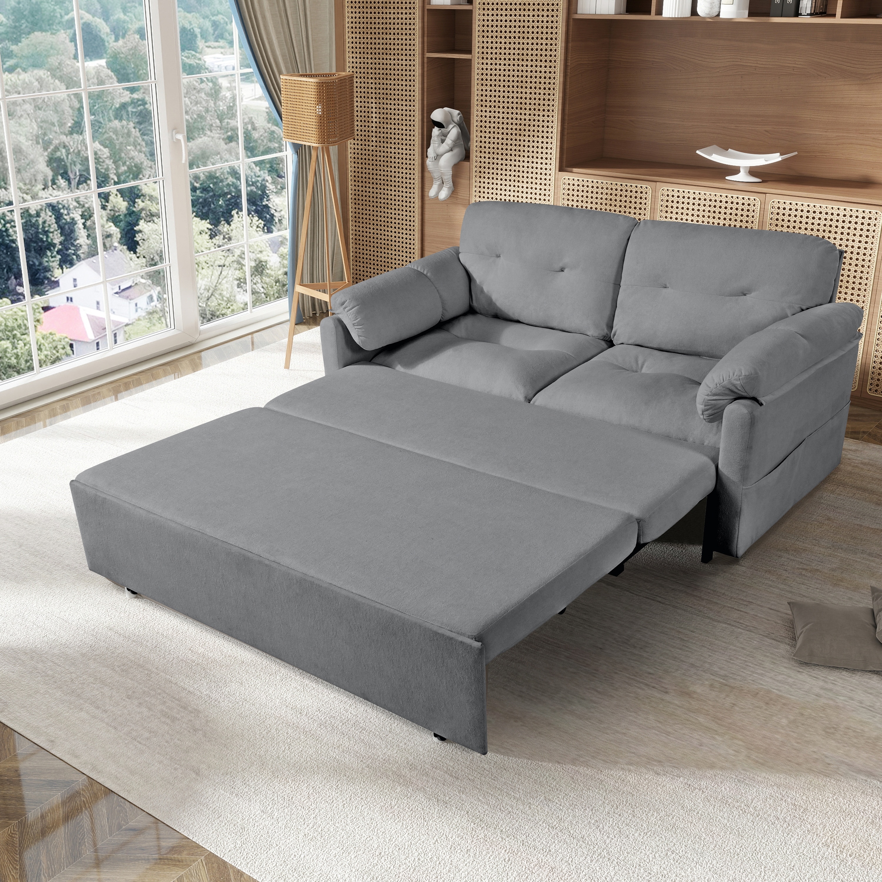 Homy Casa SLPPE GY BED Sofas-Loveseats - View #3