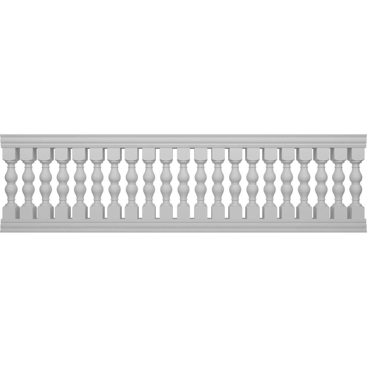 Ekena Millwork BALK42X144AVA FiberThane 12-Feet x 42-Inches Avalon Fiberglass Deck Rail Kit