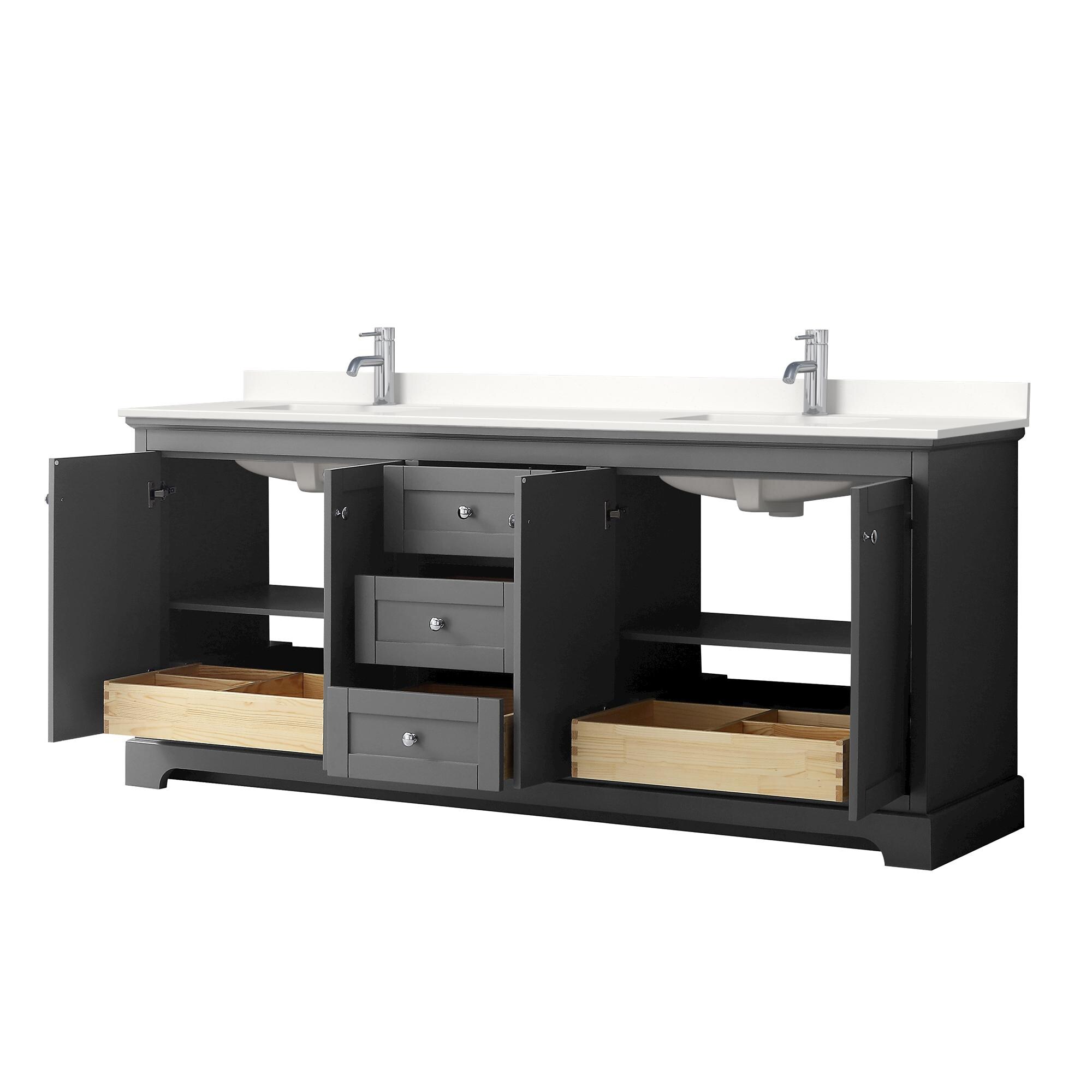 Wyndham Collection WCV232380DKGWQUNSMXX Bath-Vanity-Combo - View #3
