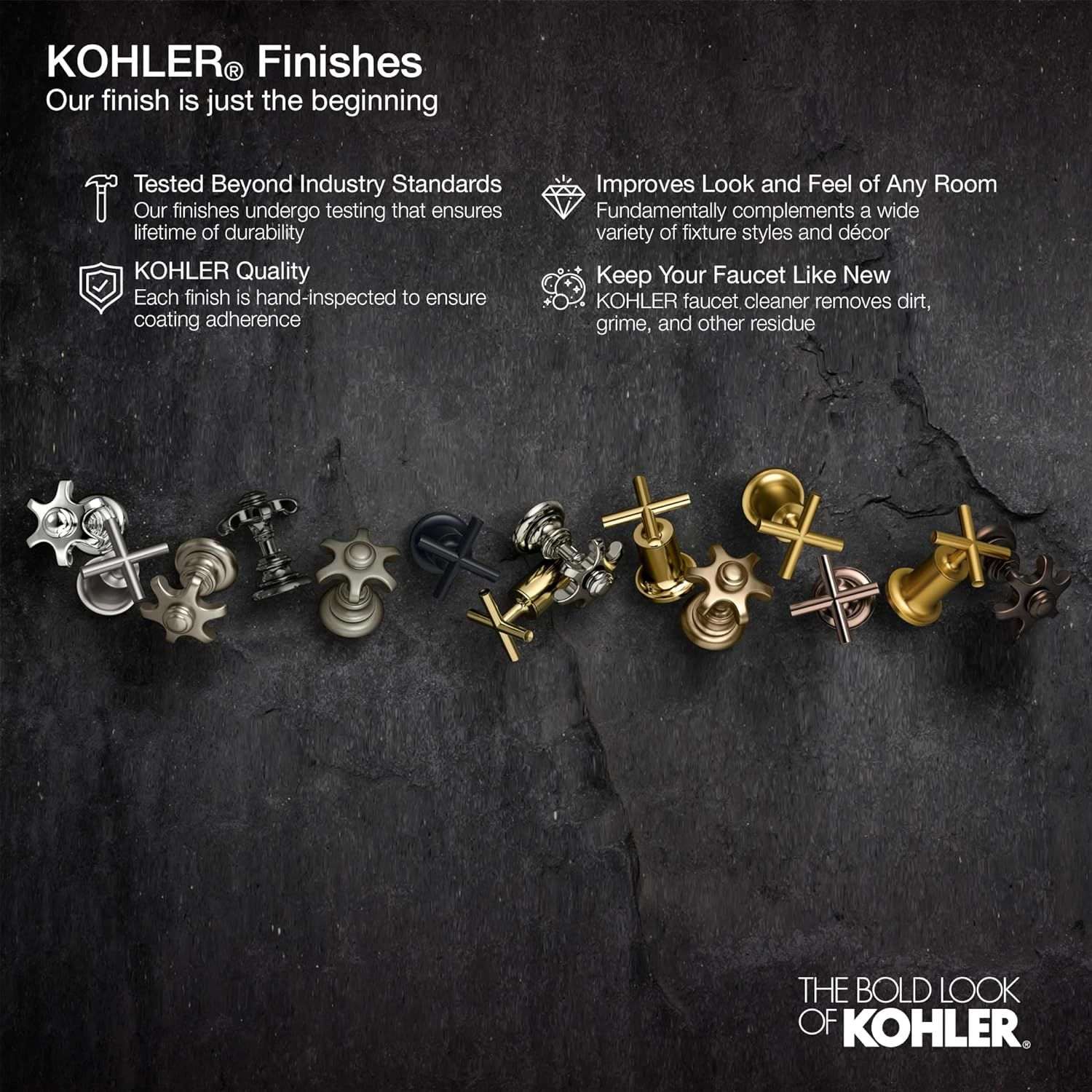 KOHLER T27408-4-BL Roman-Tub-Faucets - View #3