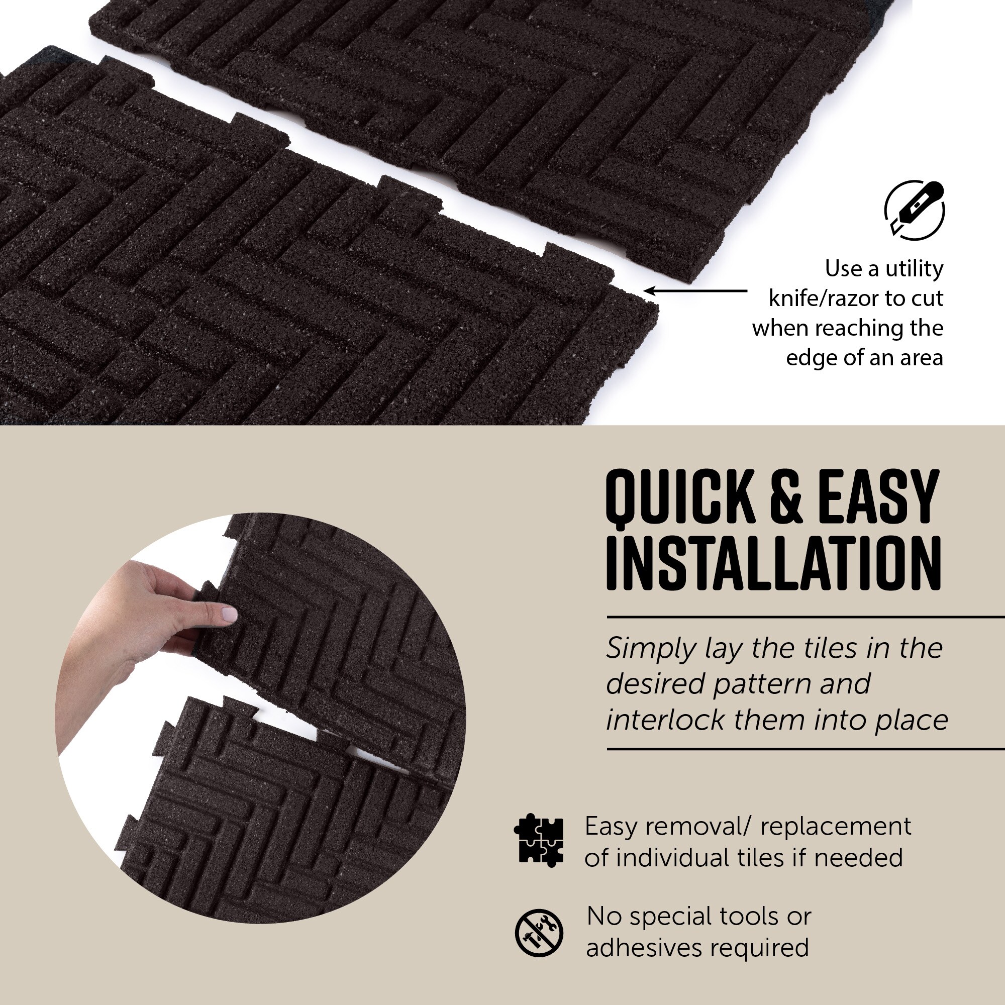 GroundSmart DCPVHB16ILBN9 Patio-Stone-Pavers - View #4