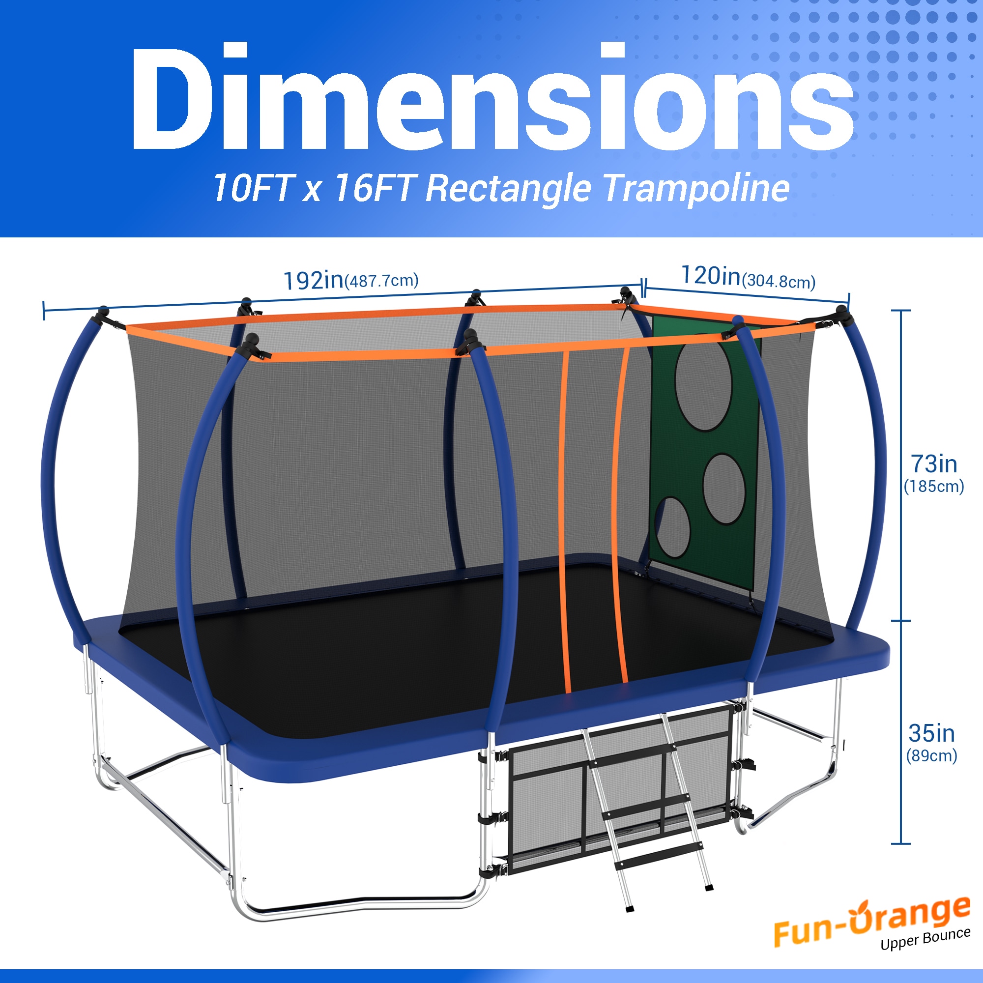 Fun Orange FUN25BC55 trampolines - View #6