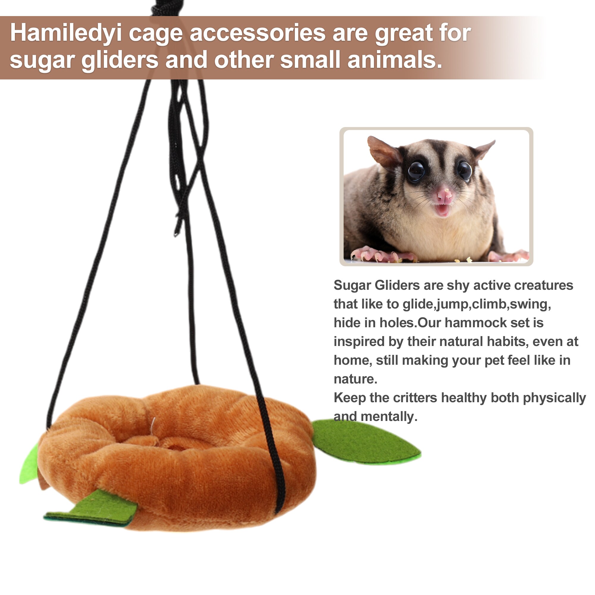 Curated visual reference: Unique Bargains Hamster Hammock Cage Accessories Toys Rat Hammock Small Photo Inspiration