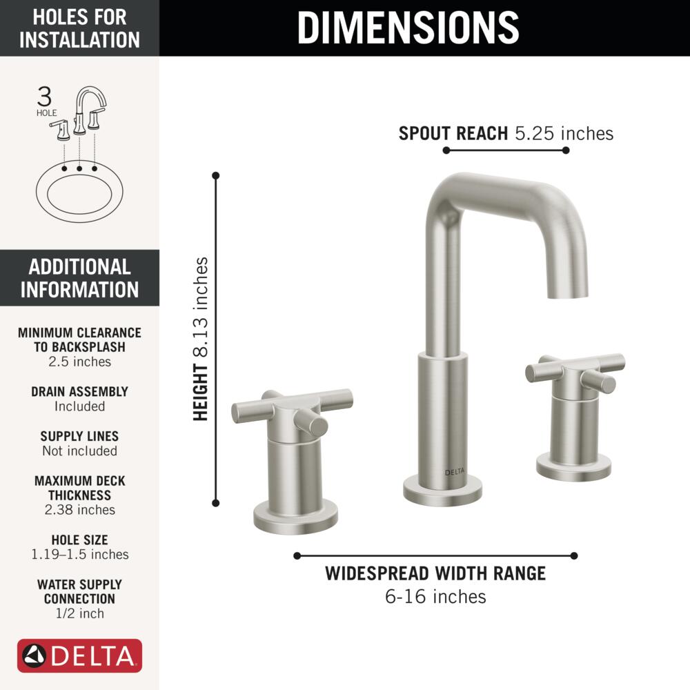 Delta 35894LF-SS Lavatory-Faucets - View #5