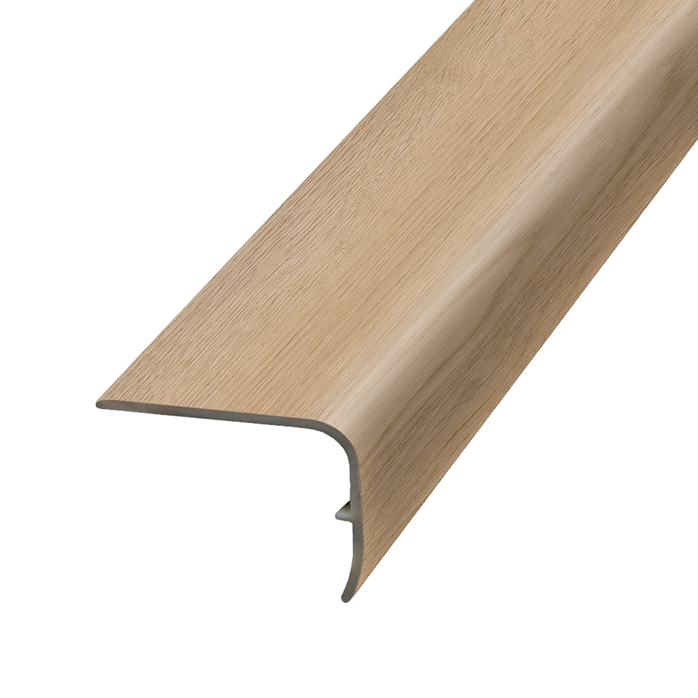 Project Source VSNPL-08146 1.88-in x 78.7-in x 1.32-in Galway Prefinished Vinyl Overlap Stair Nosing