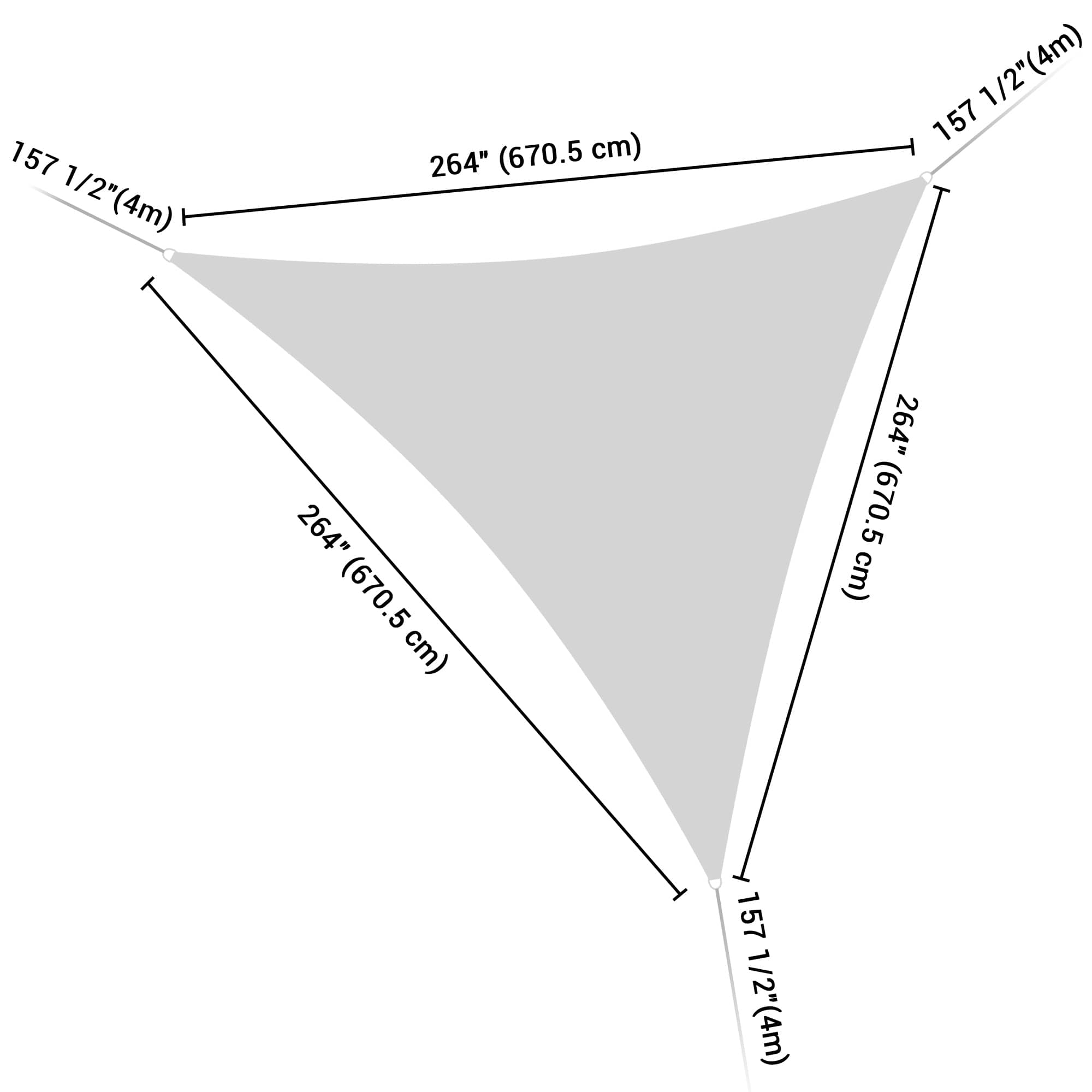 Yescom 07SSSSET012-22-LO Shade-Sail-Fabric-Access - View #2