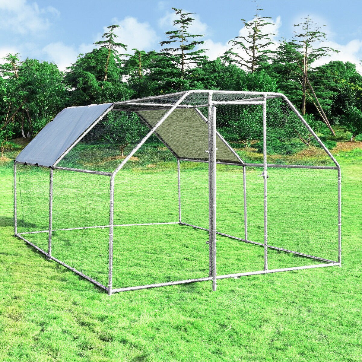 Goplus PS7176+ Chicken-Coops-Rabbit-Hutches - View #3