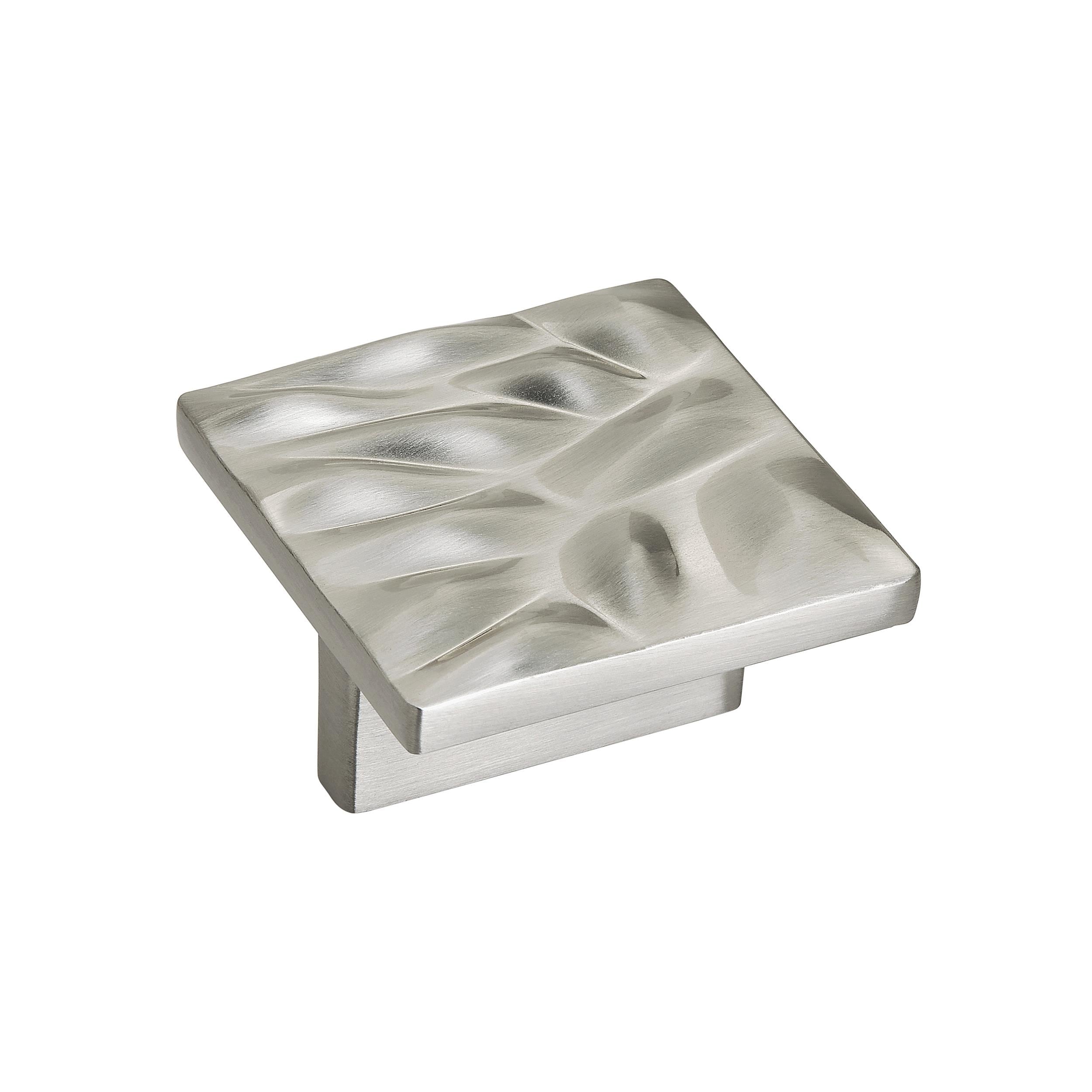 Calathea Brushed Nickel Square Cabinet Pull with Mounting Hardware