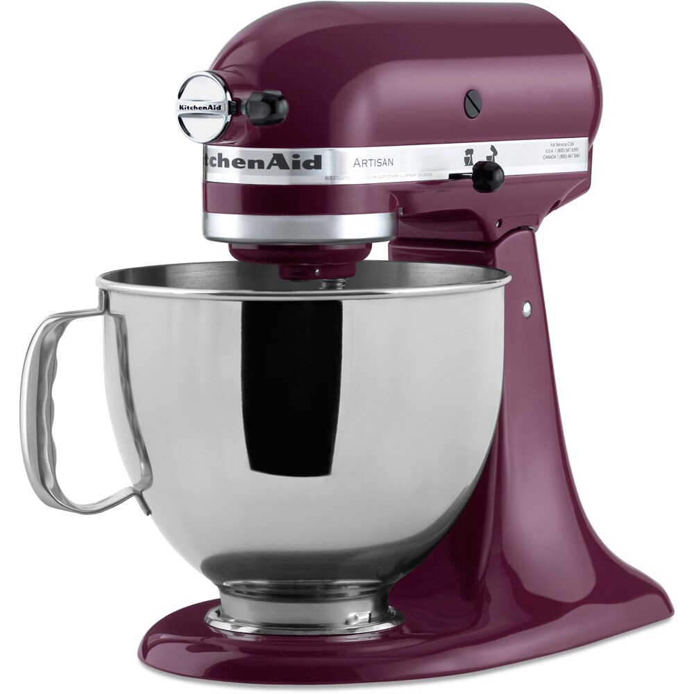 KitchenAid KSM150PSBY 5-Quart 10-Speed Boysenberry Residential Stand Mixer