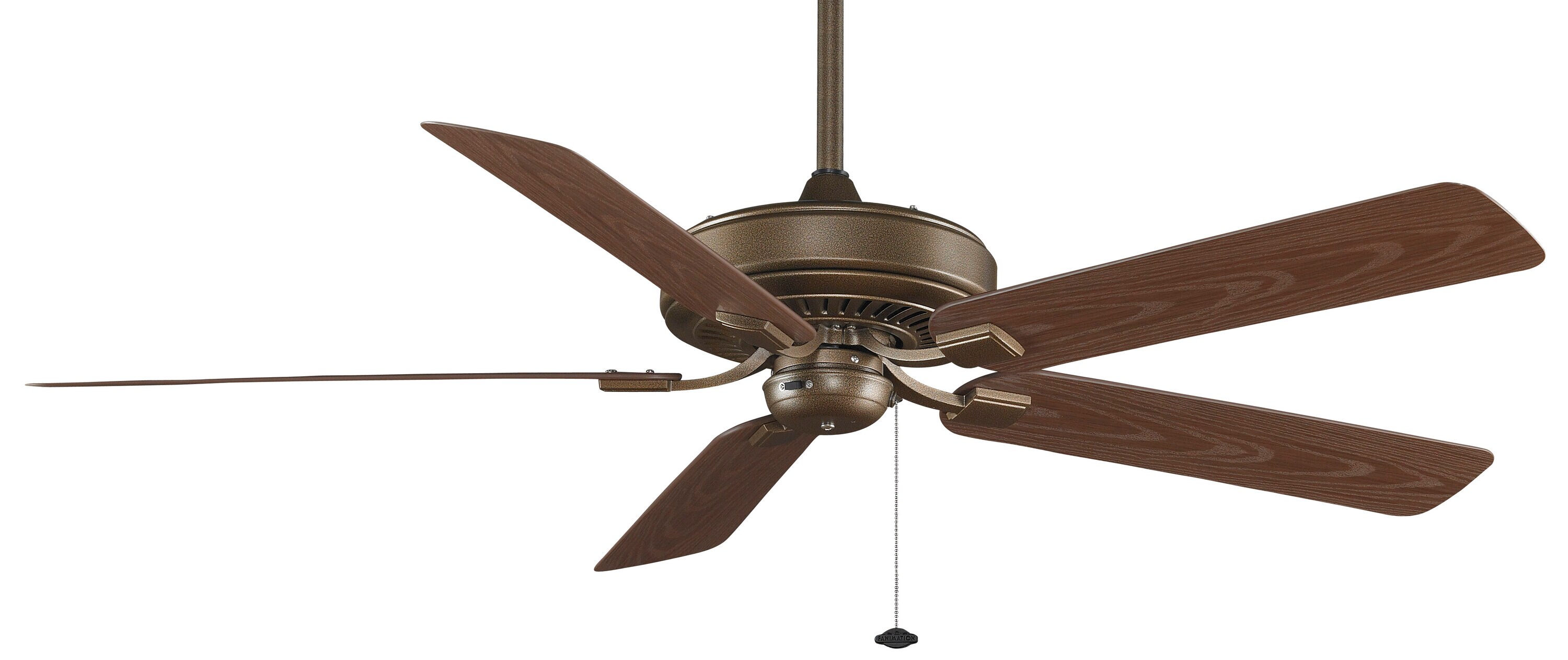 Fanimation Edgewood Deluxe Wet 60-in Aged Bronze Indoor/Outdoor Ceiling ...