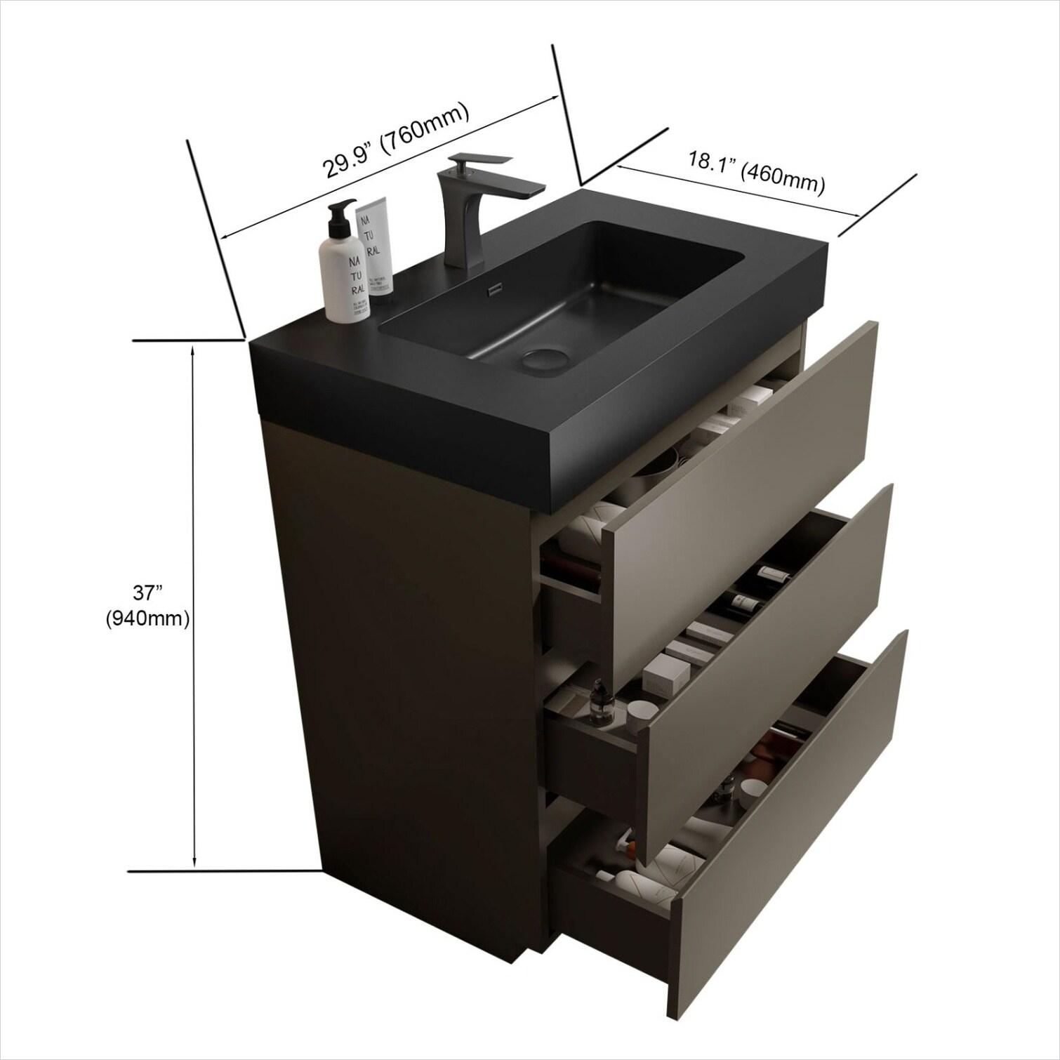 Naturefalls S3B70U423D6Z Bath-Vanity-Combo - View #4