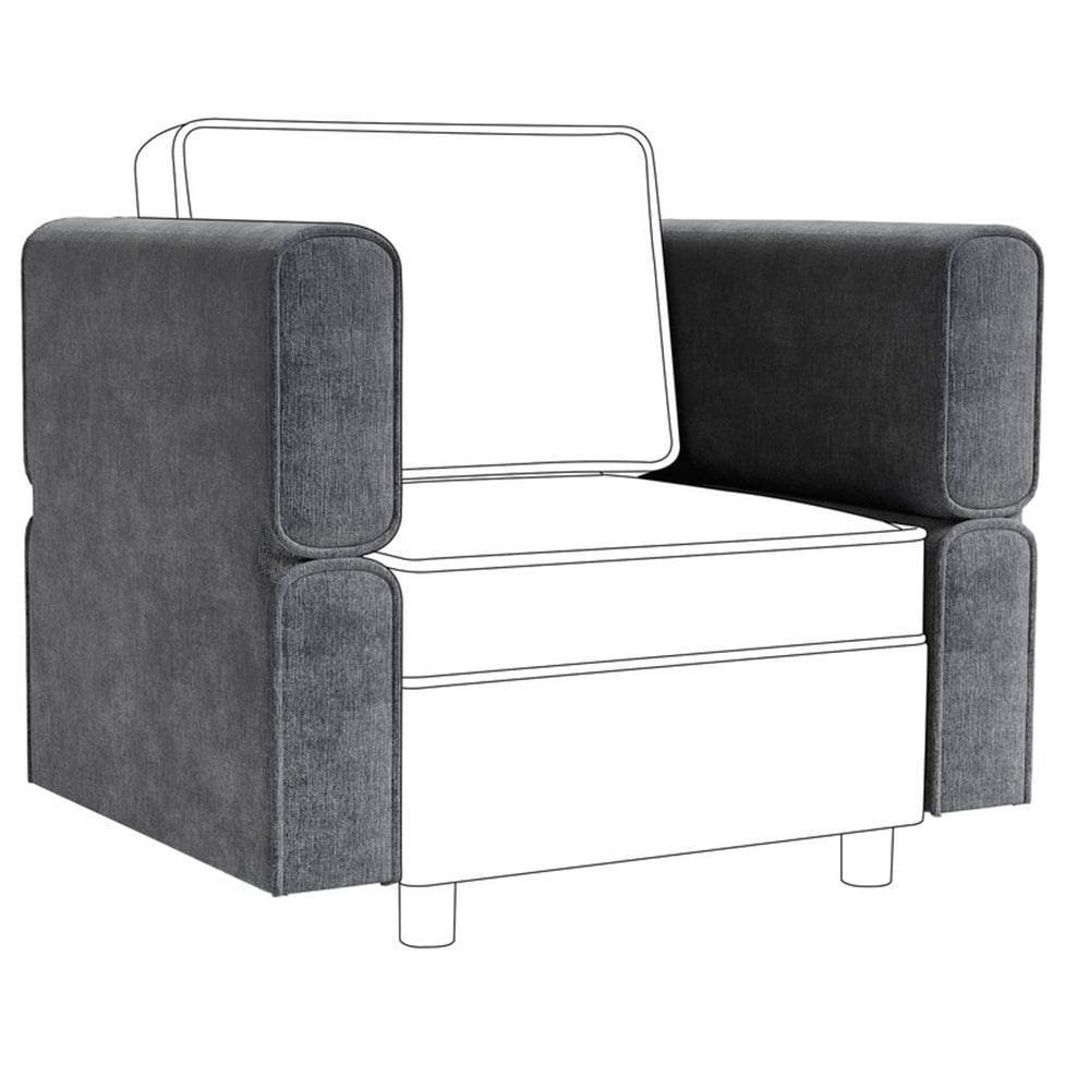Garvee PHO-104TCRM1 Sofas-Loveseats - View #4