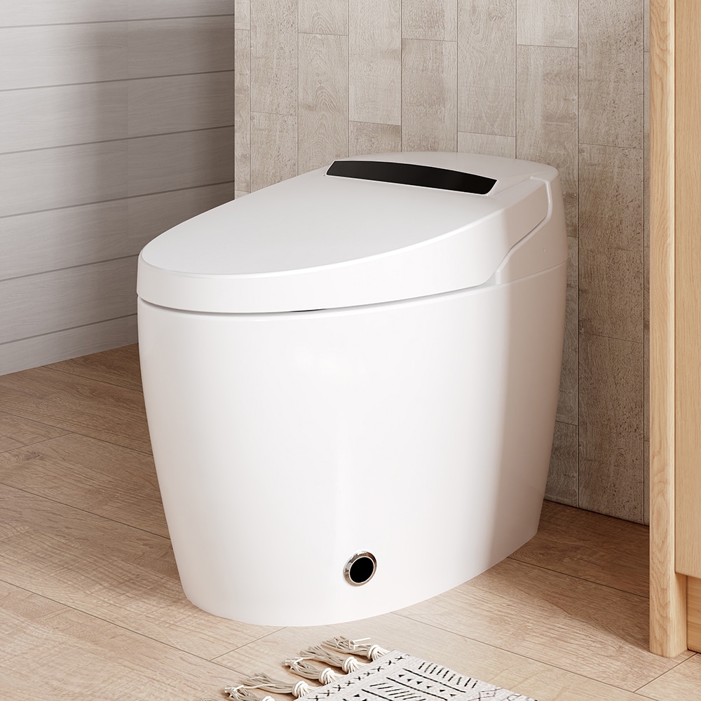 Homsee - High End E1 Smart Toilet with Temperature Display English Remote Control 110V US Plug P...