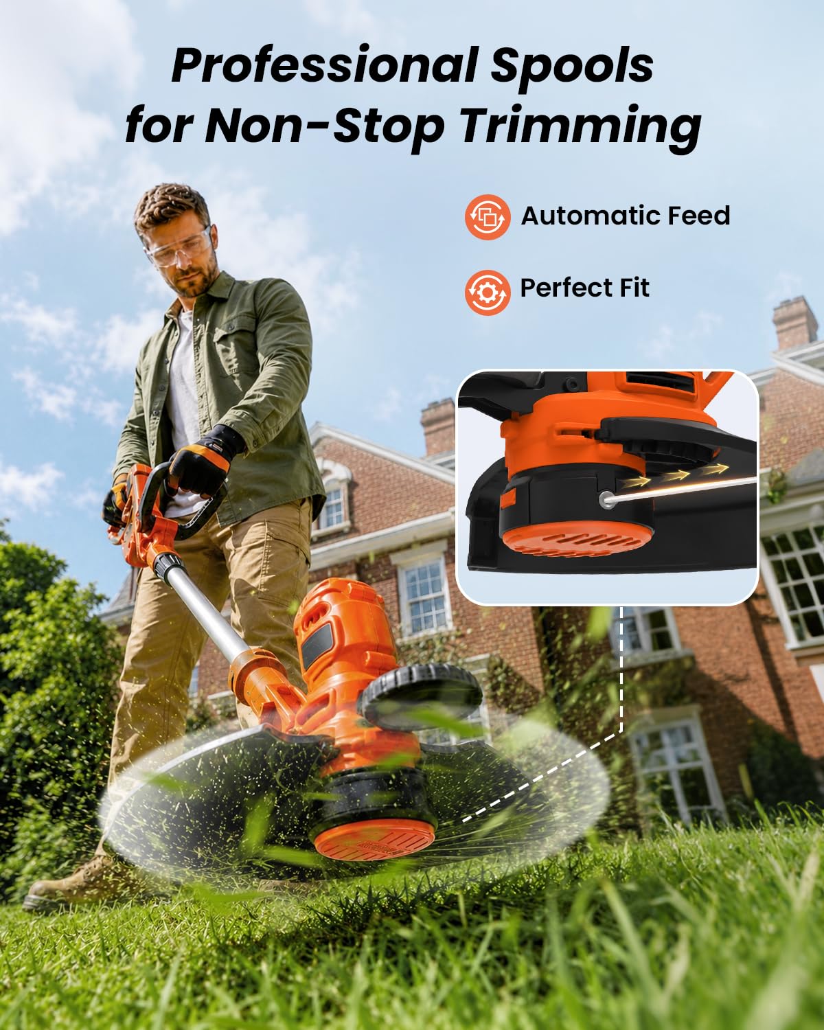 Justincity LJT0810P041 Cordless-String-Trimmers - View #3