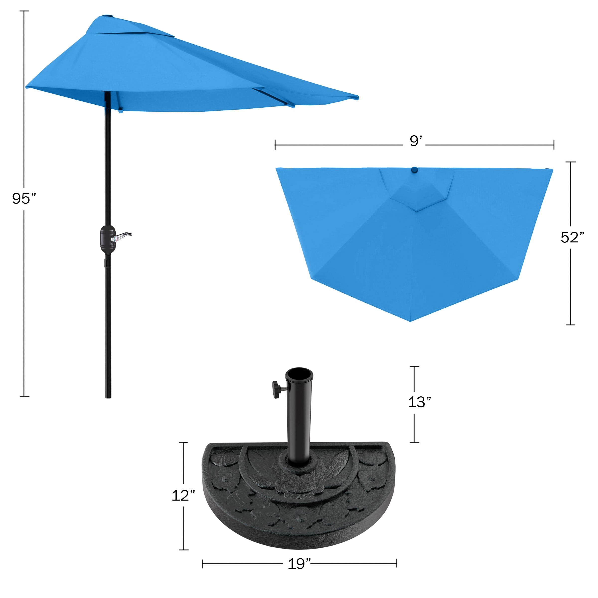 Pure Garden 83-OUT5460B Umbrellas-2 - View #5