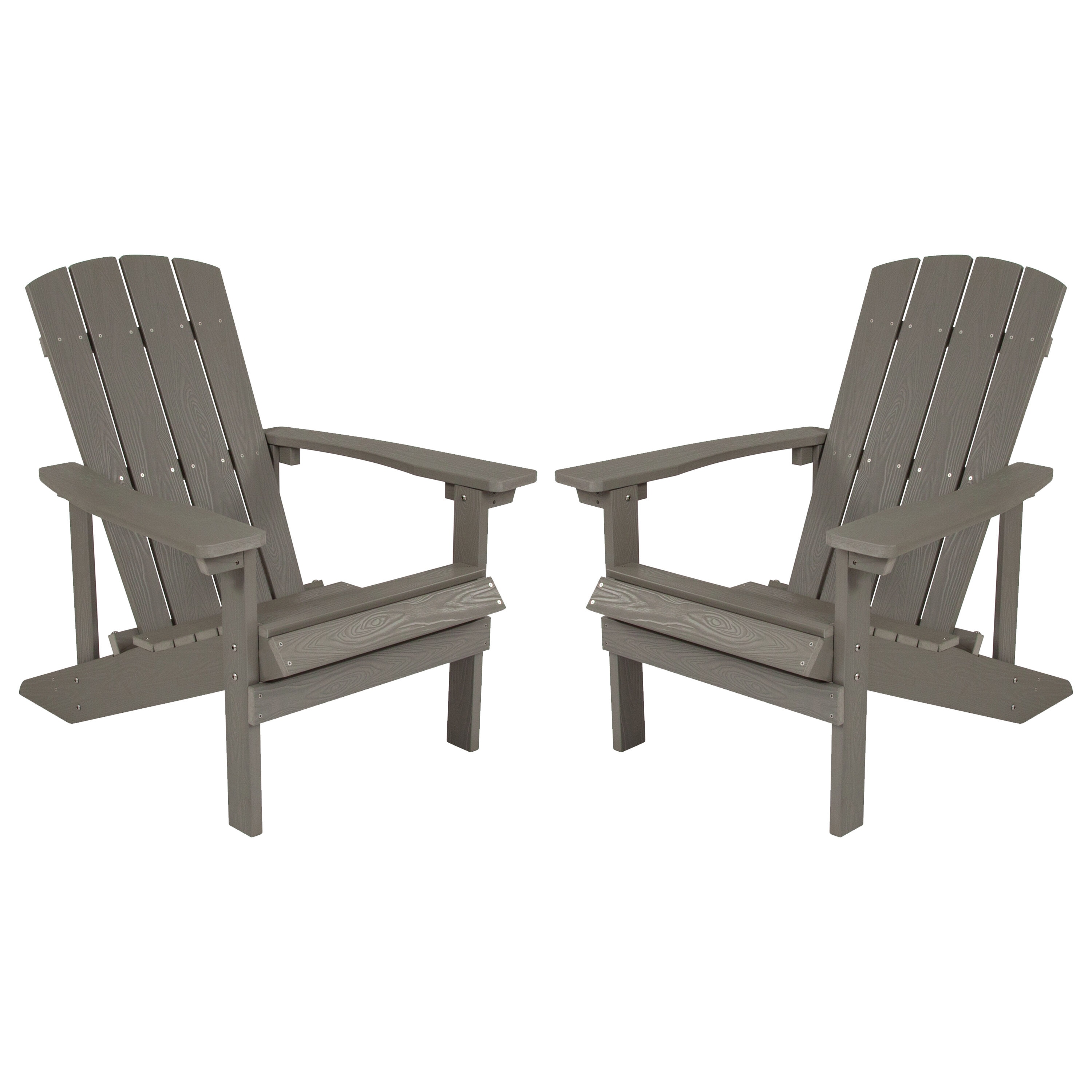 Gray resin adirondack chairs hot sale