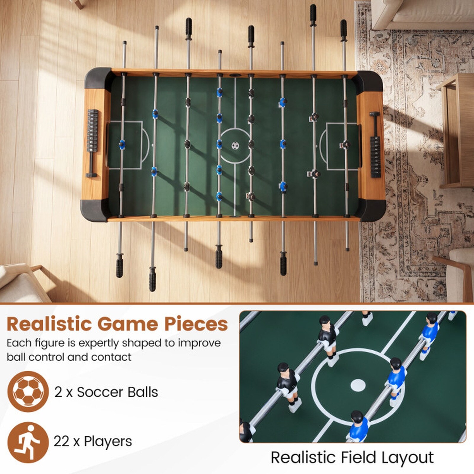 SUGIFT LW018SUGHY1412 Foosball-Tables - View #6