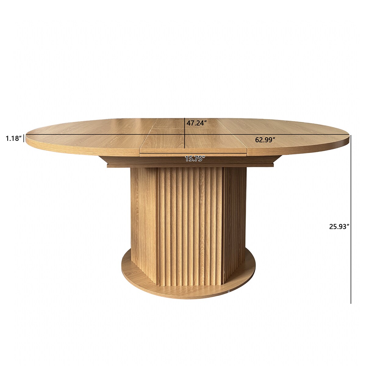 Coolbibila CELESTE-TABLE-BROWN Dining-Tables - View #3