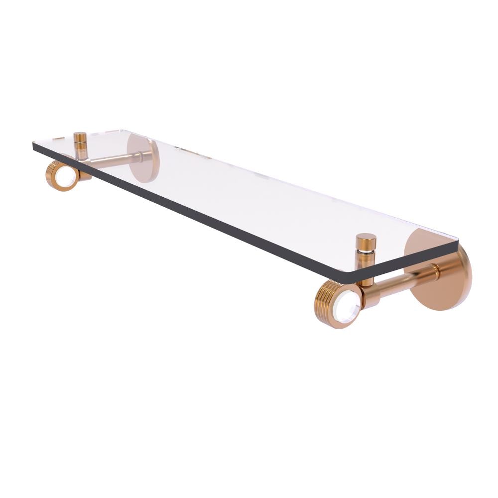 Allied Brass CV-1G-22-BBR Clearview Brushed Bronze Wall mount Bathroom Shelf ( 22-in x 3.3-in x 5-in )