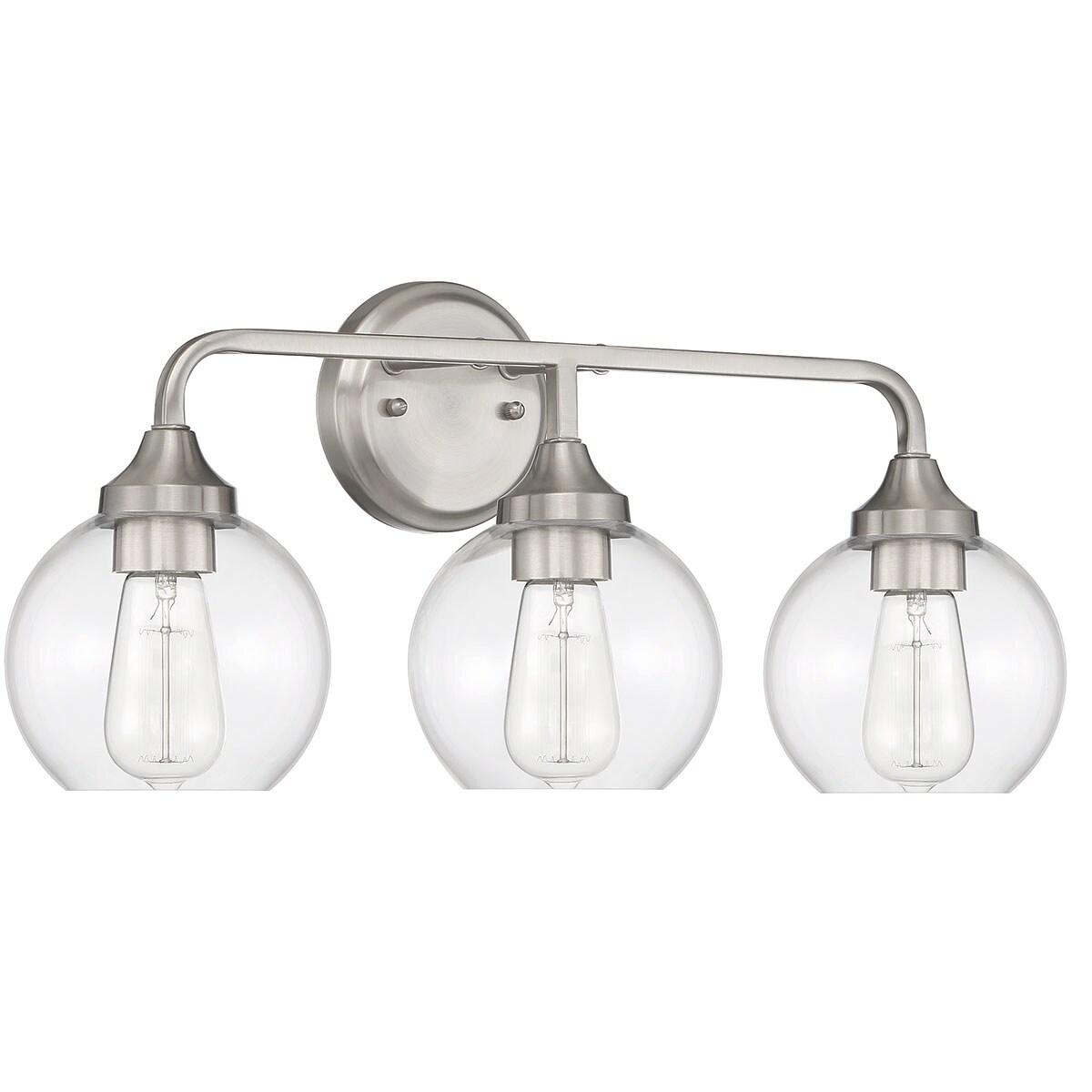 Craftmade 56203-BNK Glenda 22.75-in 3 -Light Brushed Nickel Traditional Vanity light