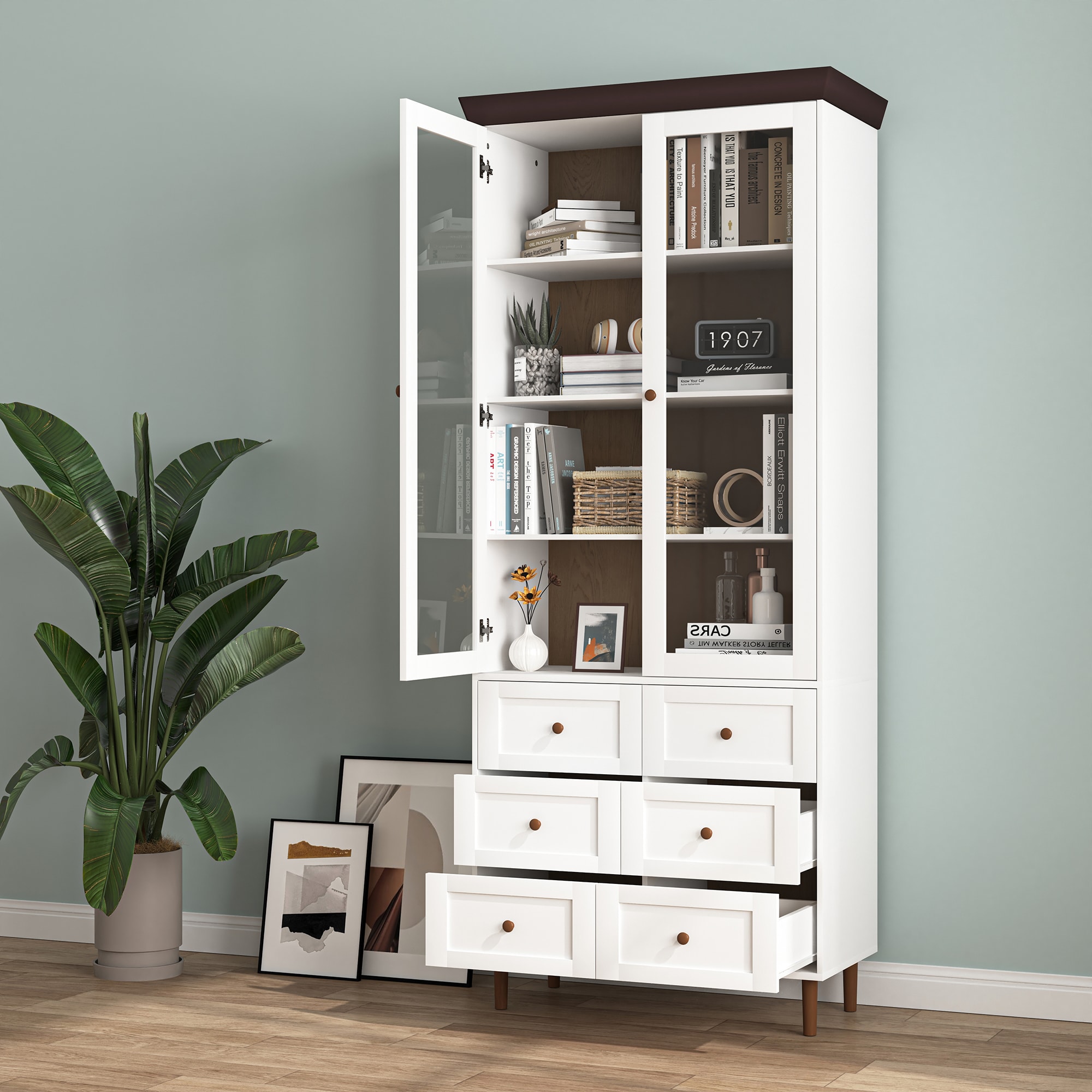 SINOFURN SYA840025WT Dining-Kitchen-Storarge - View #2