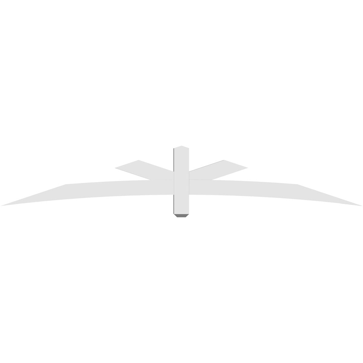 Ekena Millwork GBP096X16X0404ALB00 Exterior-Brackets-Braces - View #4
