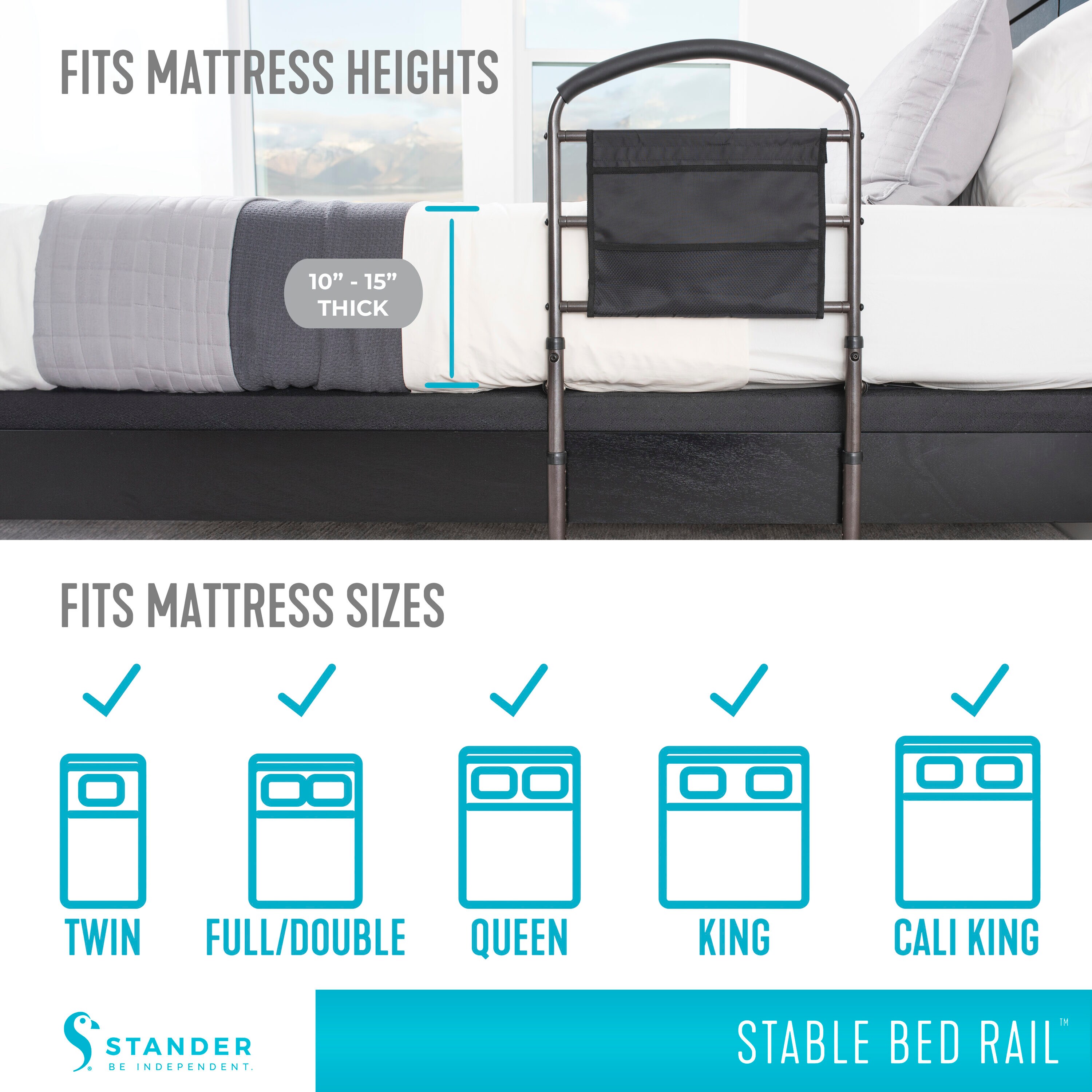 Stander 5800 Bed-Rails - View #6