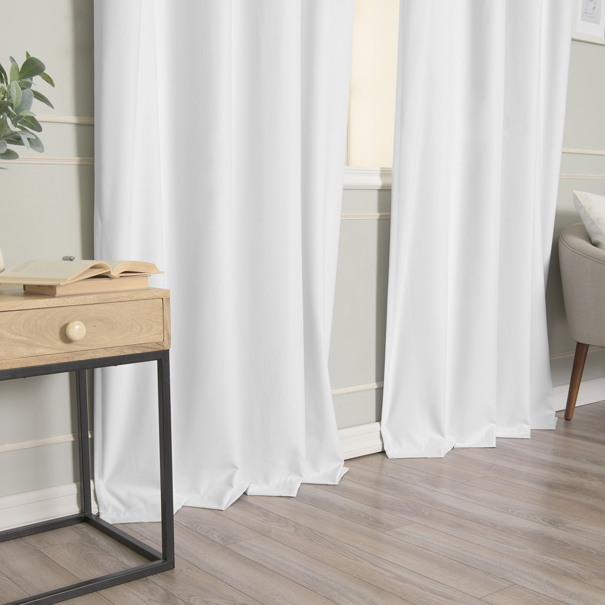 Best Home Fashion JC-11-GROM-84-WH curtains - View #6