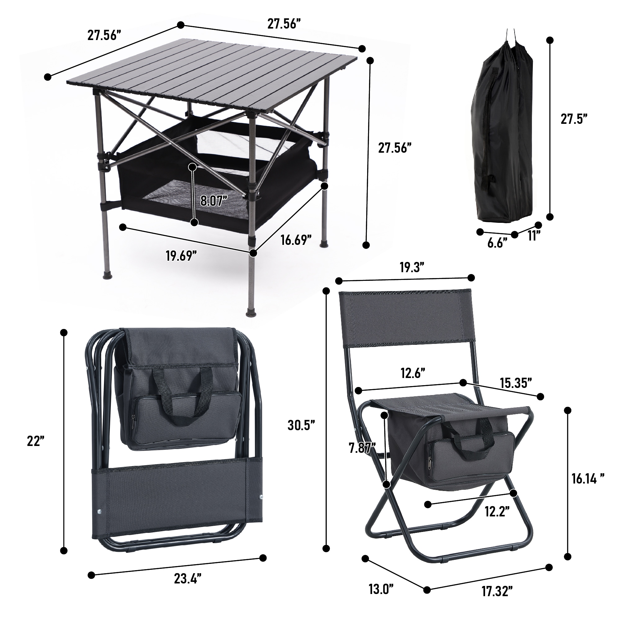 LIVIZA GGJCP001GY4-T2 Beach-Camping-Chairs - View #2