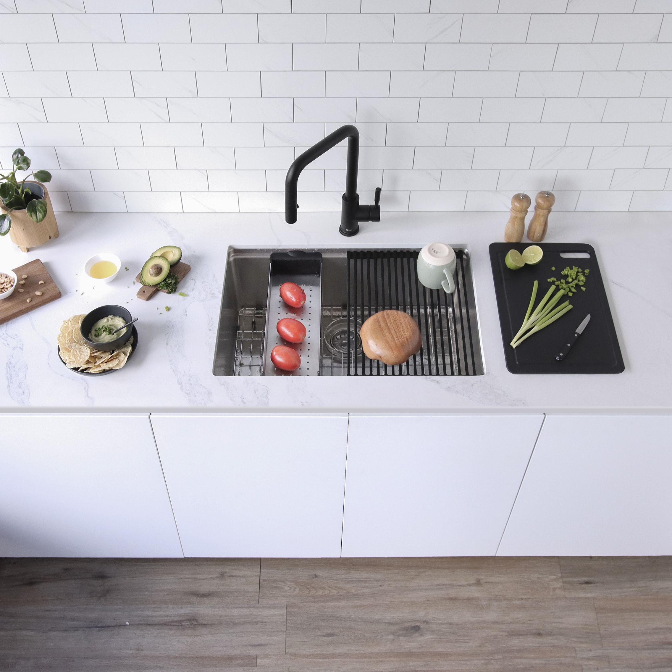 Stylish S-127W Kitchen-Sinks - View #13