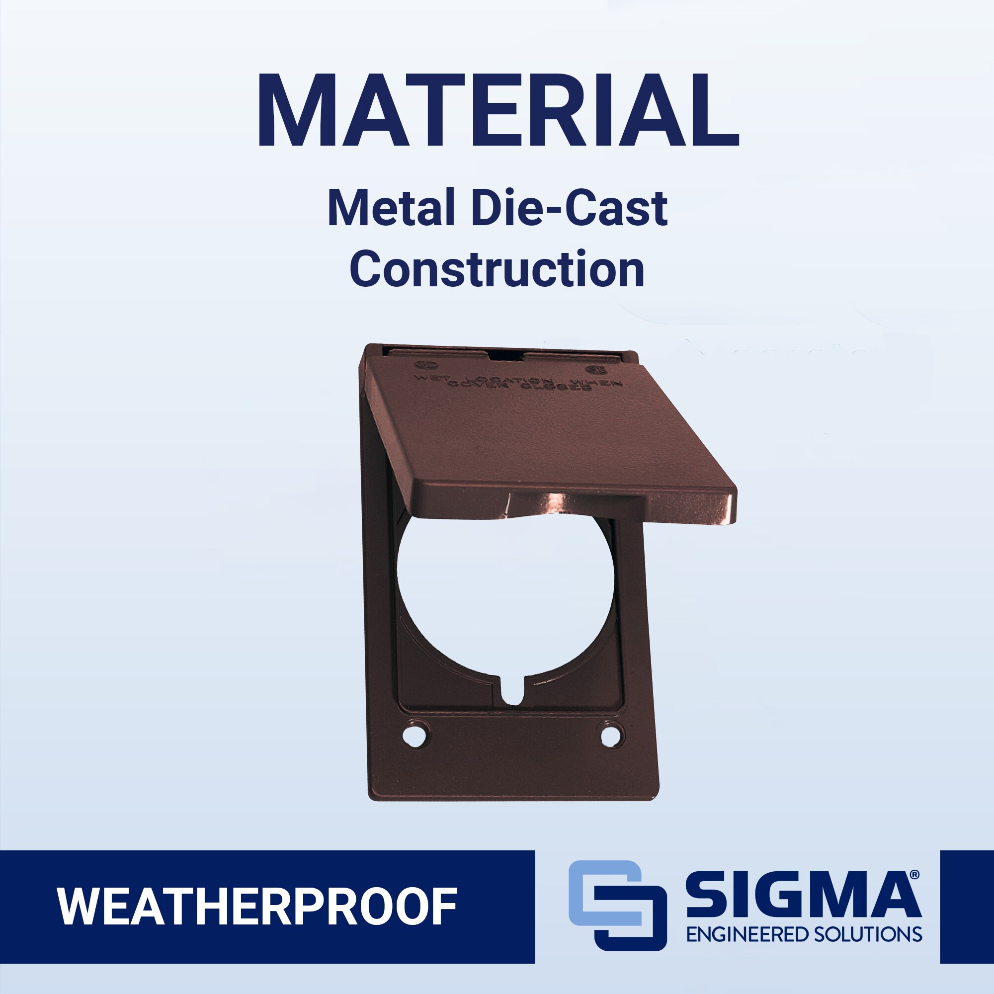 Sigma Engineered Solutions 14244BR Electrical-Box-Covers - View #6