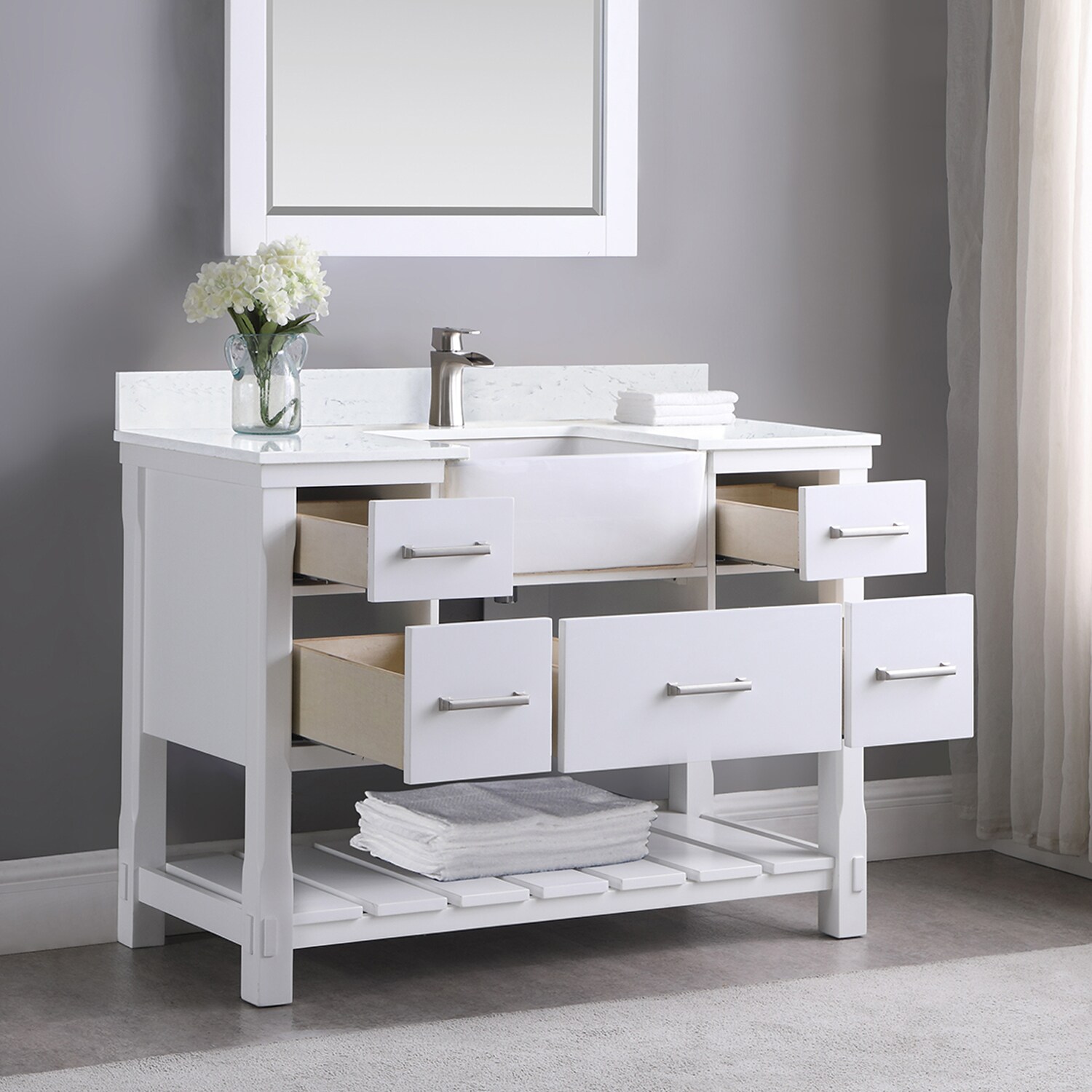 Altair 537048-WH-AW-NM Bath-Vanity-Combo - View #7