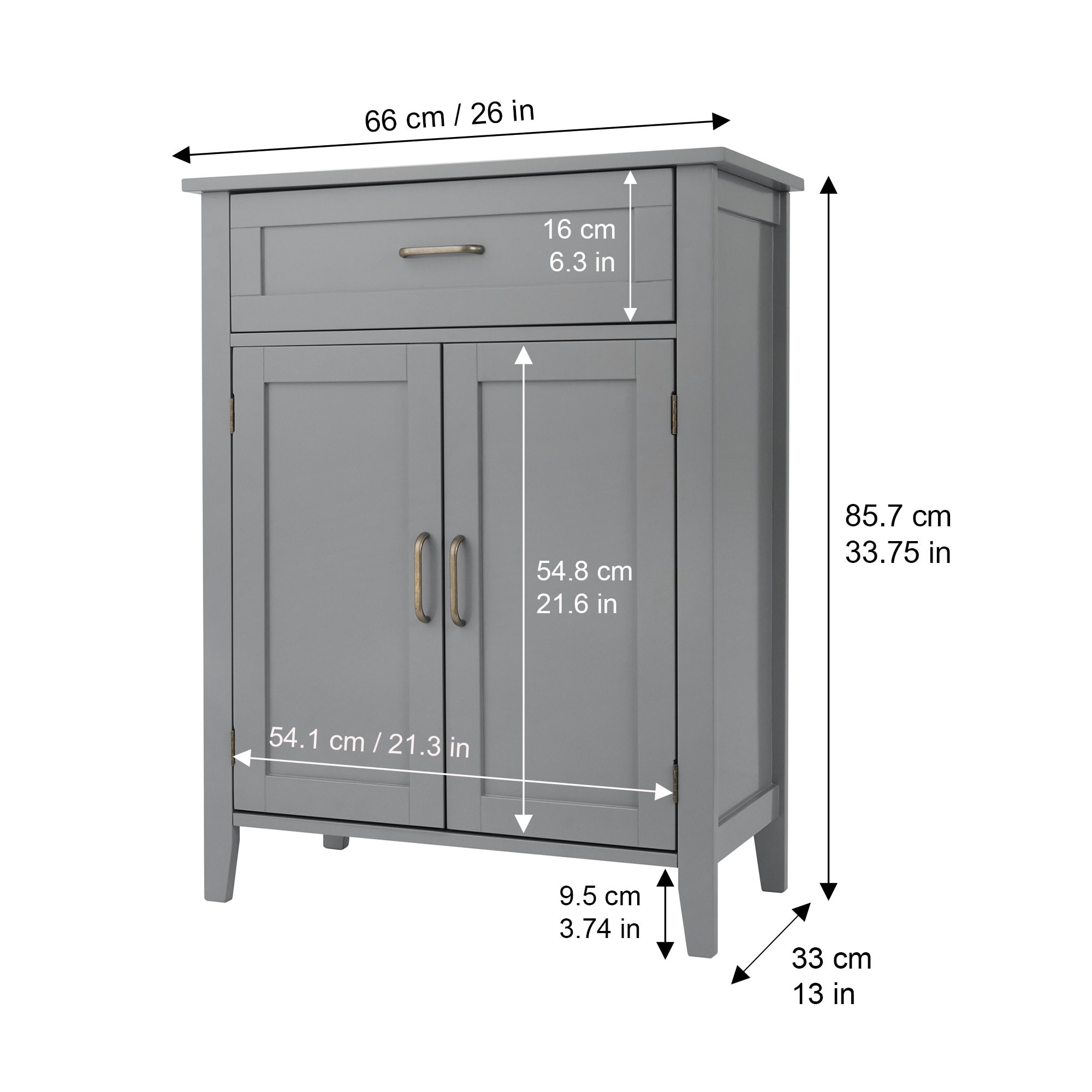 Teamson Home EHF-F0018 Linen-Cabinets - View #4
