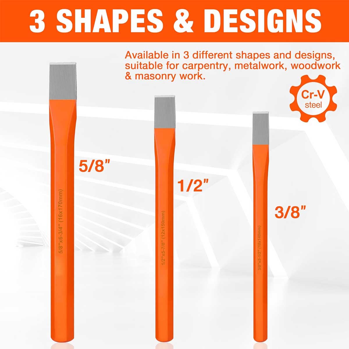Aoibox LABCS21014 Chisel-Sets - View #2